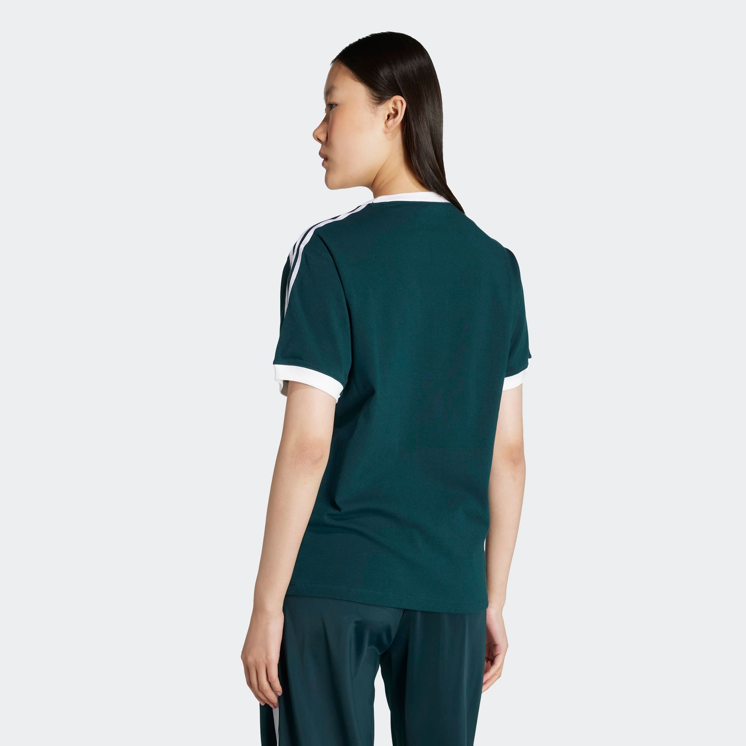 adidas Originals T-Shirt »3 STRIPE TEE«, drei Streifen Shirt mit Trefoil Logo