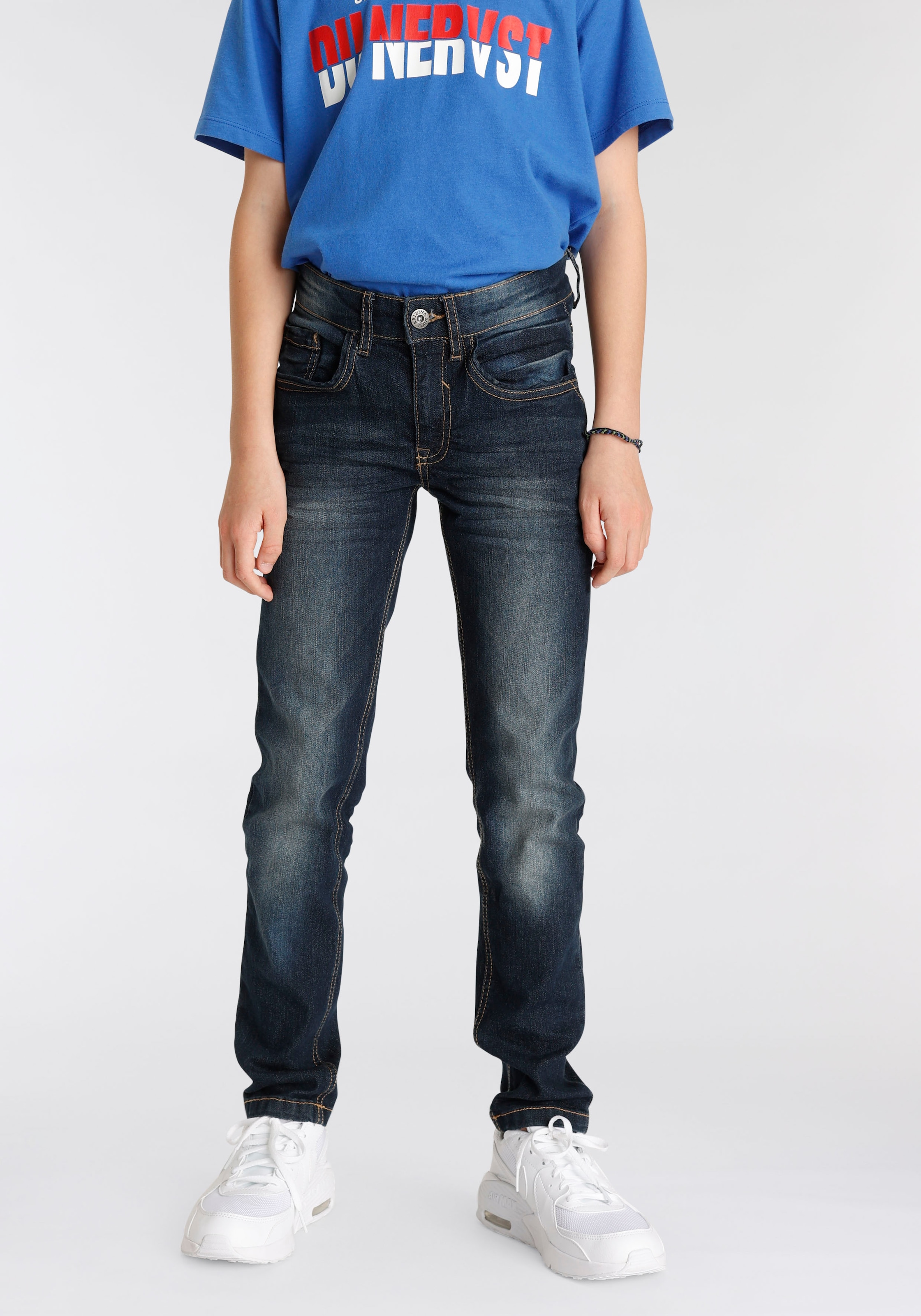 Arizona Stretch-Jeans »regular fit Jeans«, mit schmalem Bein