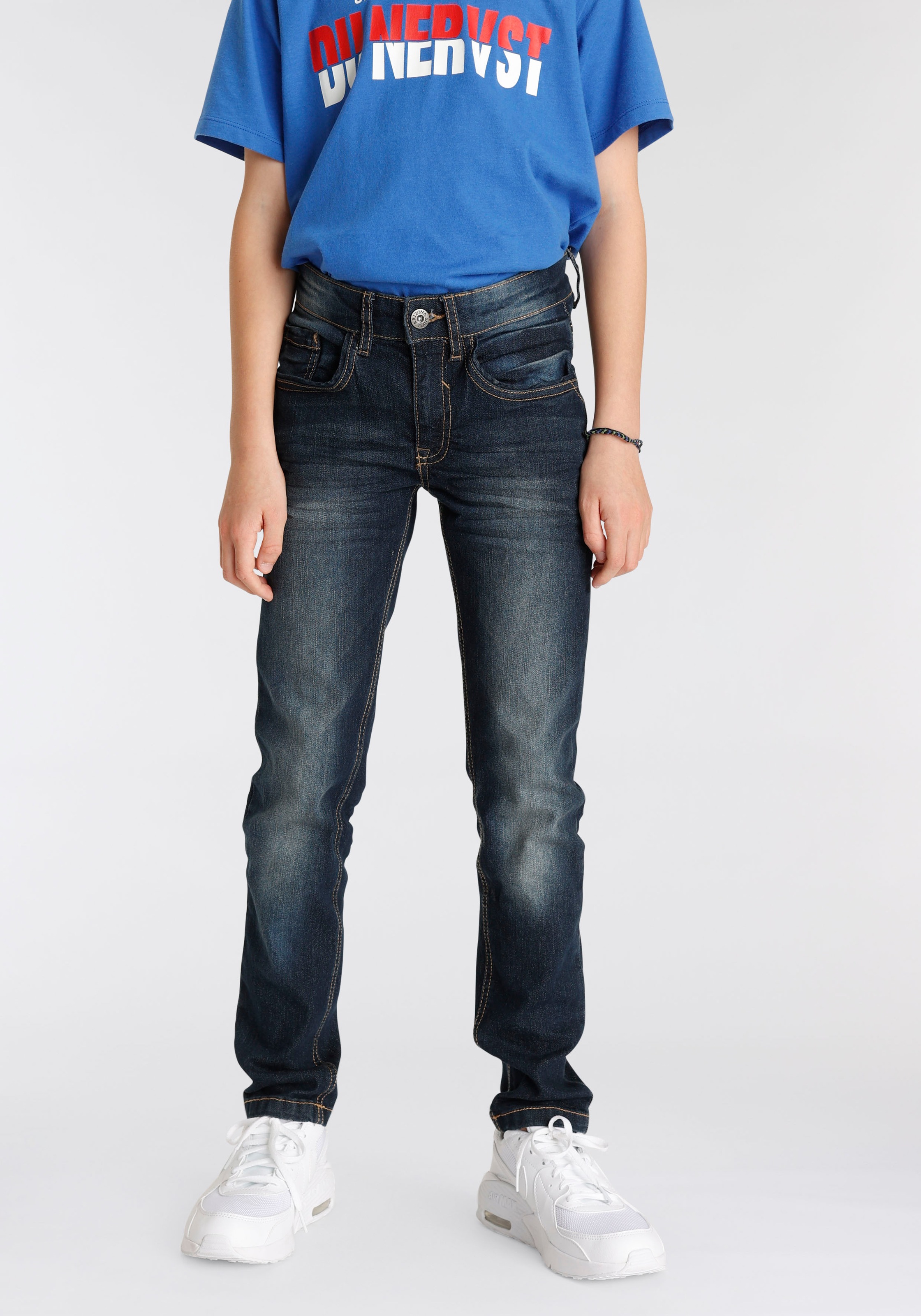Image of Arizona Stretch-Jeans, mit schmalem Bein bei Ackermann Versand Schweiz
