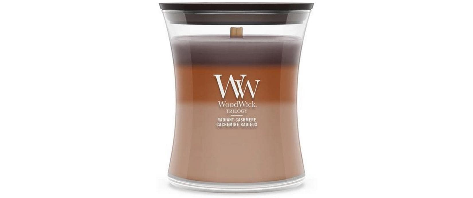 Woodwick Duftkerze »Radiant Cashmere Trilogy Medium Jar«