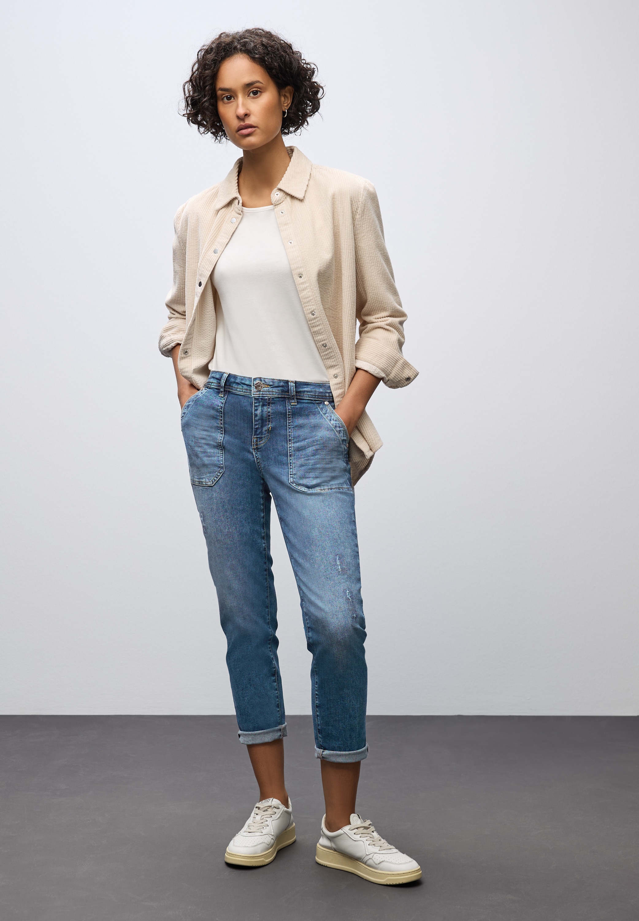 STREET ONE Boyfriend-Jeans mit Taschen