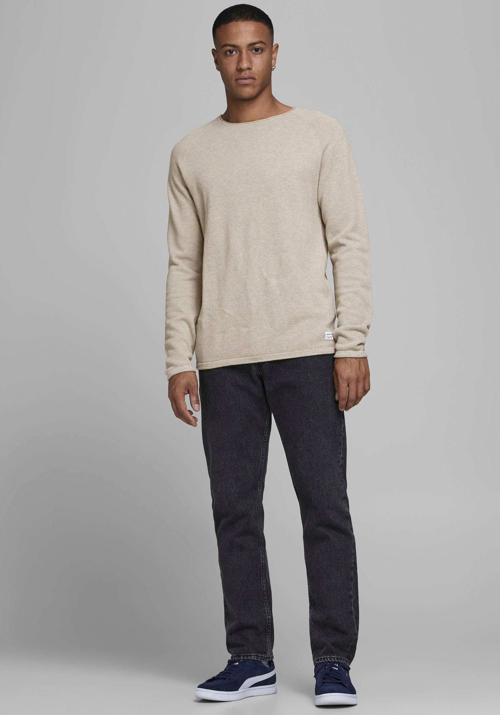 Jack & Jones Rundhalspullover »HILL KNIT«
