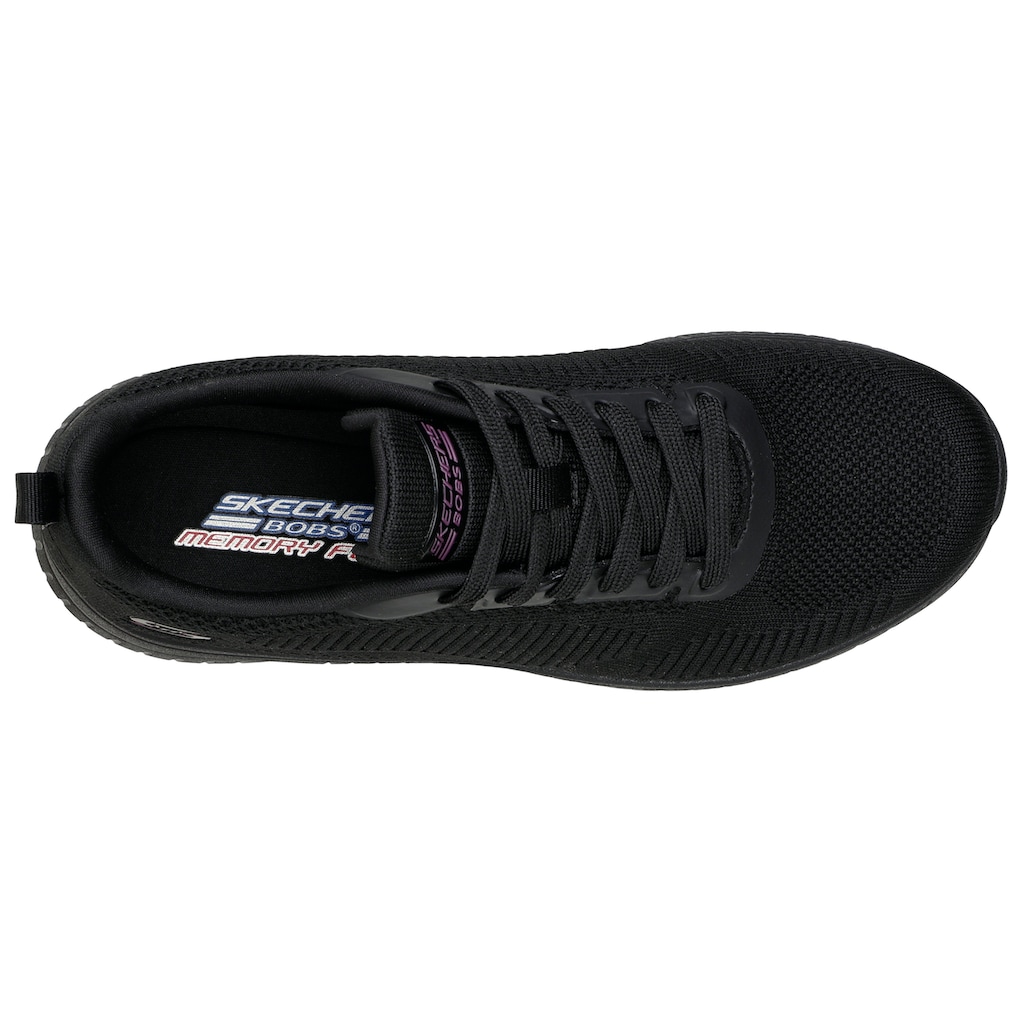 Skechers Sneaker »BOBS SQUAD CHAOS FACE OFF«, mit komfortabler Innensohle, Freizeitschuh, Halbschuh, Schnürschuh