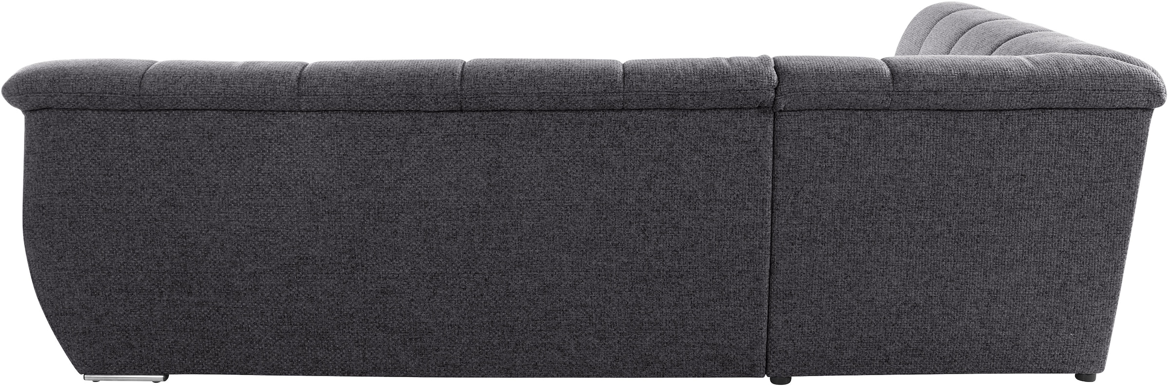 DOMO collection Ecksofa »Lagoa L-Form«, wahlweise mit Bettfunktion, frei im Raum stellbar, grosse Farbvielfalt