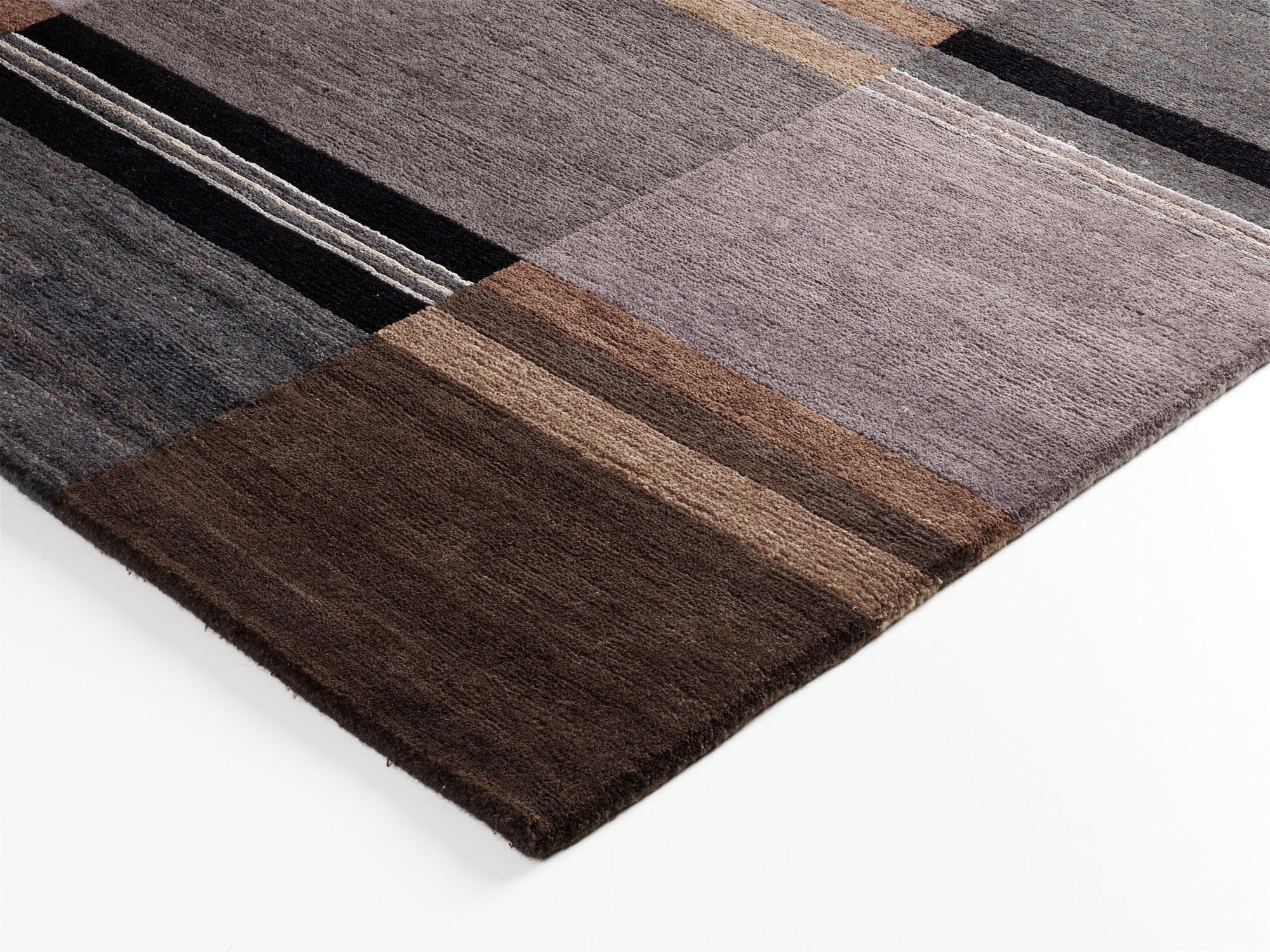 OCI DIE TEPPICHMARKE Wollteppich »Sensation Soya« rechteckig 6 mm Höhe handgeknüpft, Nepal, reine Wolle, Wohnzimmer