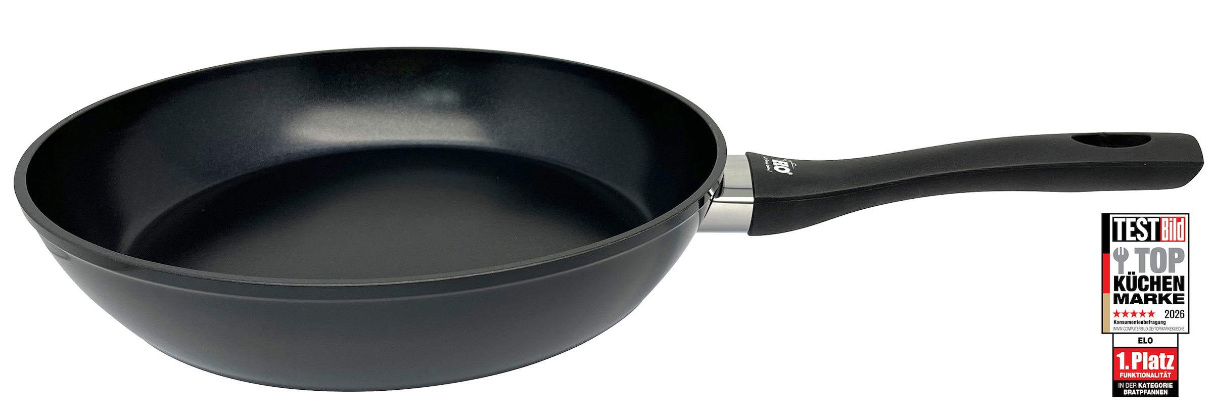 Image of Elo Bratpfanne "Save+ 28cm" Aluminium 1 Bratpfanne, 1 Stapelschutz, 1 Stk. tlg. Induktion