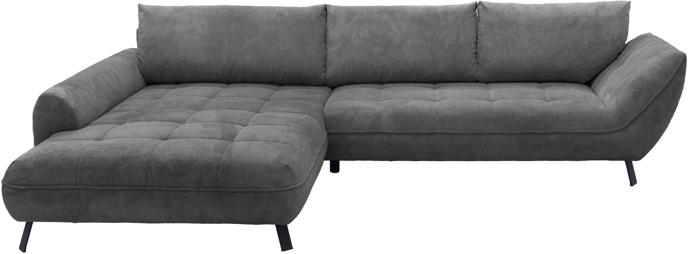 exxpo - sofa fashion Ecksofa »Biarritz modern und elegantes Mega Sofa mit tollem Sitzkomfort, L-Form«, XXL– Longchair Ecke in hochwertiger Verarbeitung, Stellmasse 324x203cm