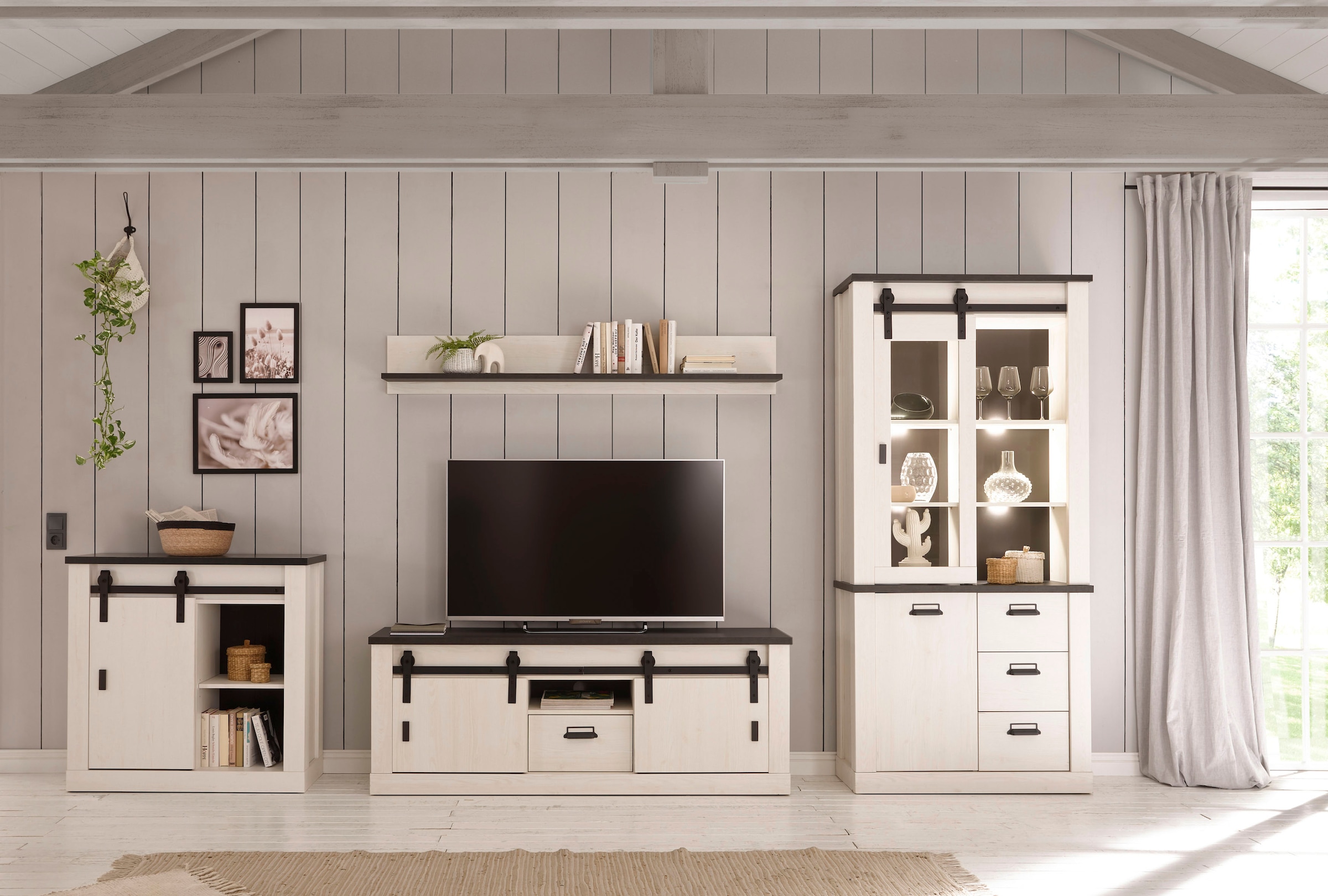 Home affaire Wohnwand »SHERWOOD« 4 Stk. tlg.