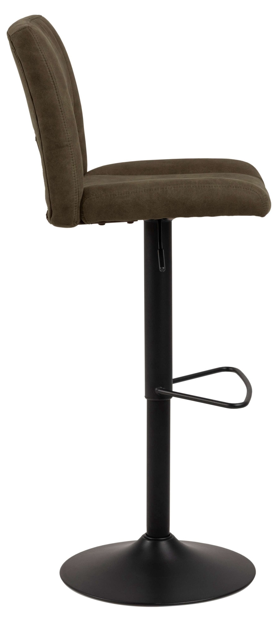 ACTONA GROUP Tabouret de bar »Sylvia Barstuhl, Höhenverstellbar,« pied trompette, vérin à gaz, pivotant, coutures verticales, lot de 2