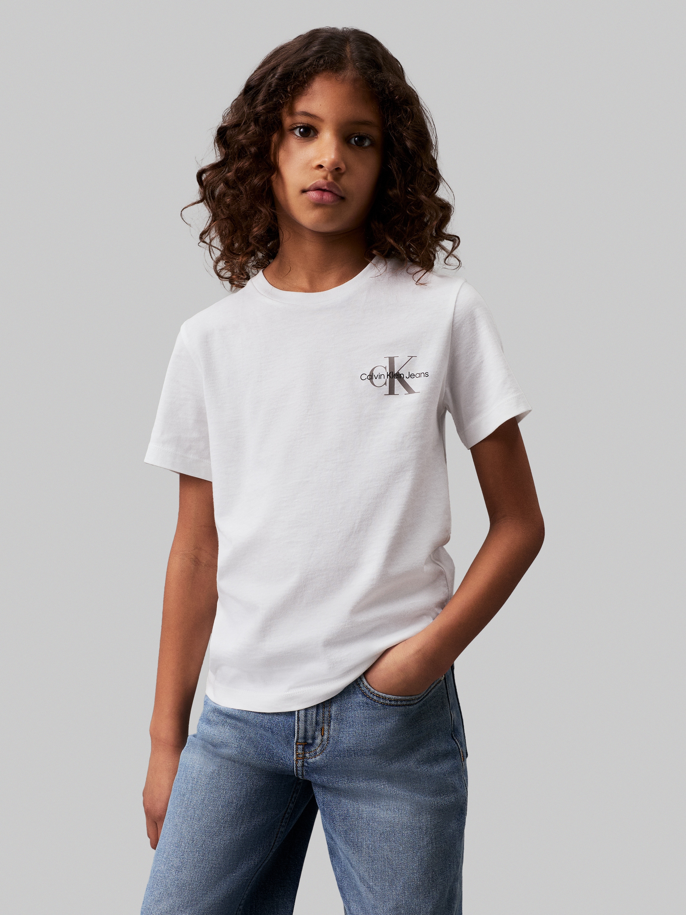 Calvin Klein Jeans T-Shirt »CHEST MONOGRAM T-SHIRT«, für Kinder bis 16 Jahre