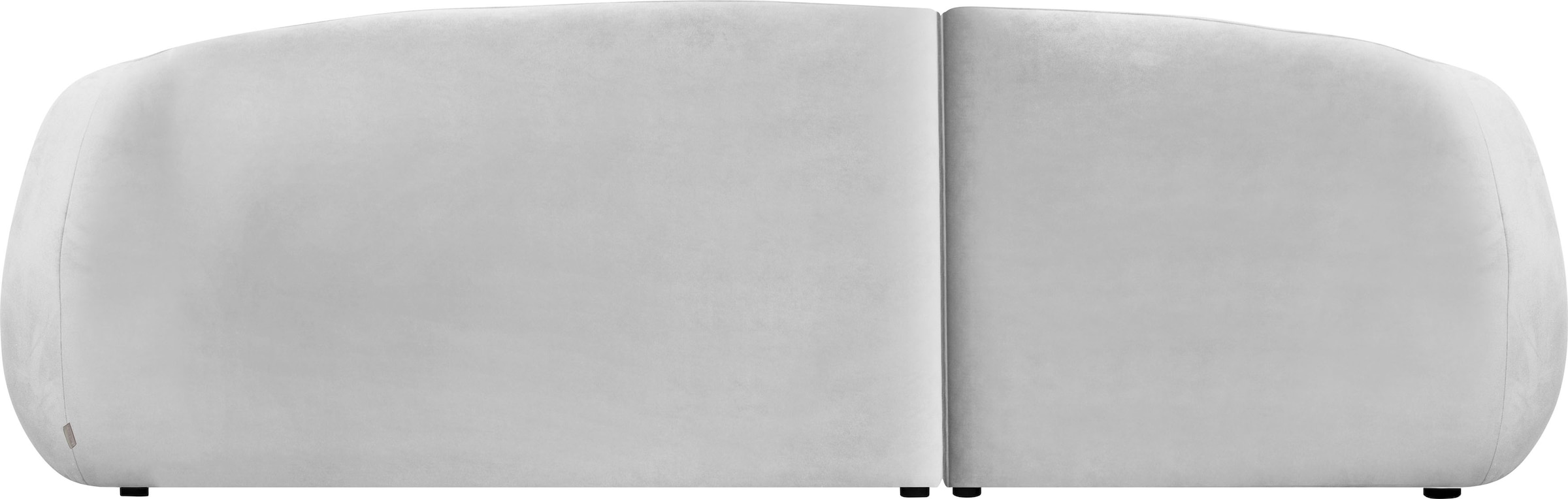 LeGer Home by Lena Gercke Ecksofa »YANI, L-Form, Designersofa, organische Form, Masse B/T/H: 255/170/81 cm«, mit Wellenunterfederung, auch in Bouclé, Recamiere rechts/links