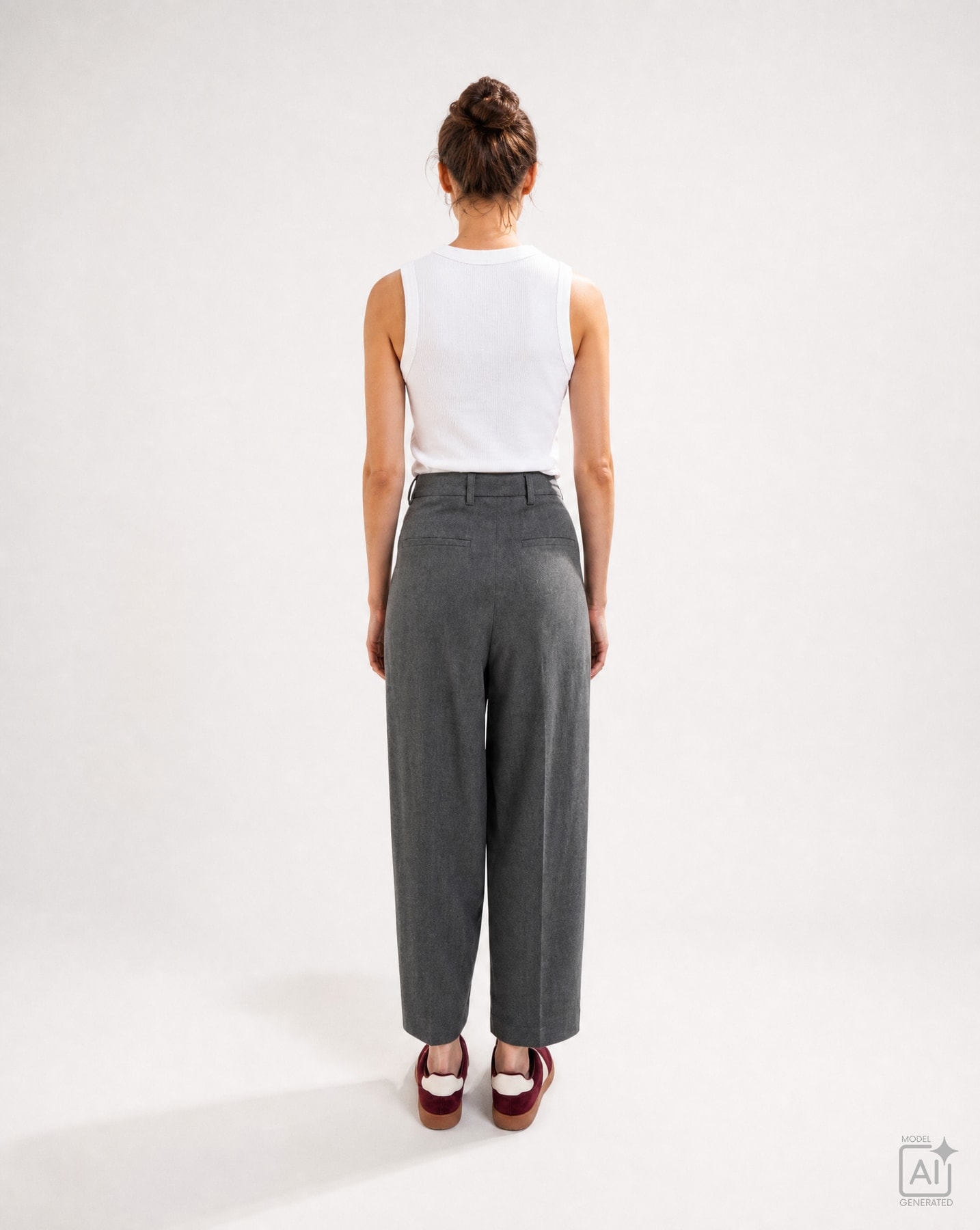 Smith & Soul Pantalon à pinces  Avec taille haute, toucher doux