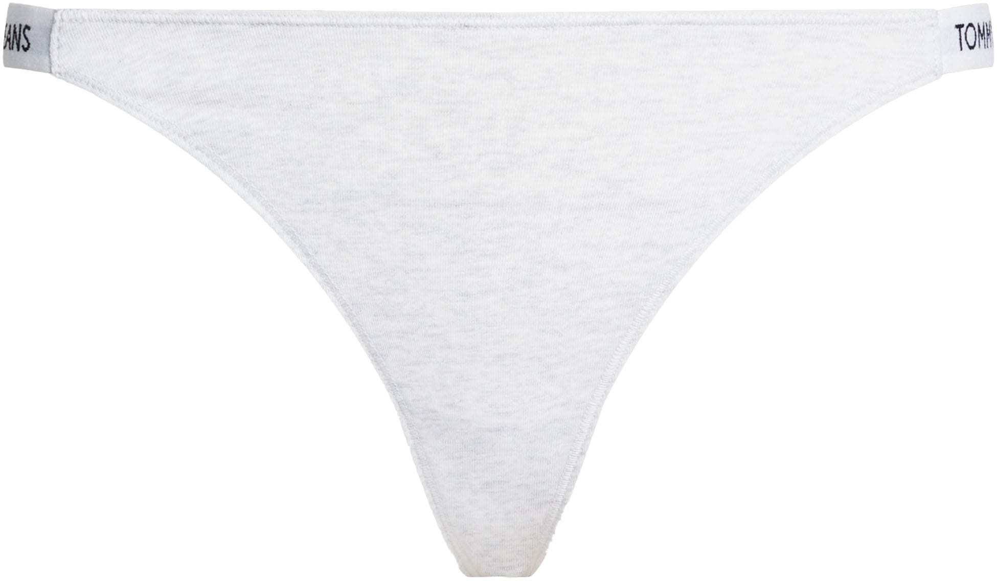 Tommy Hilfiger Underwear Slip »HIGH LEG THONG (EXT SIZES)«, meliert, Logoschriftzug