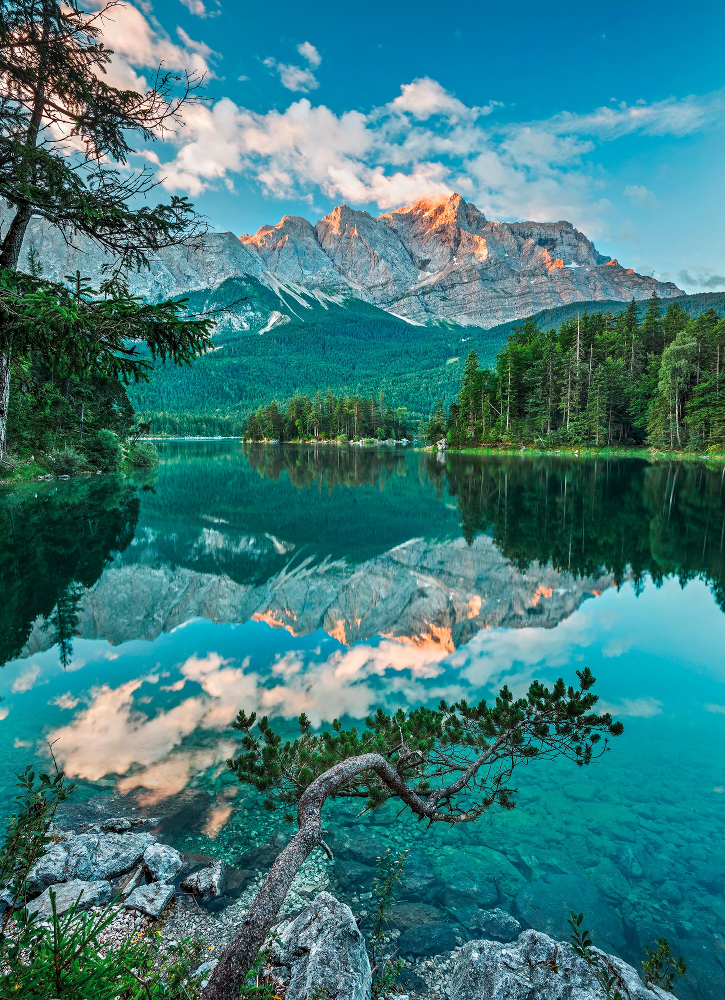 Image of Komar Fototapete »Mirror Lake«, bedruckt-Wald-Meer, ausgezeichnet lichtbeständig bei Ackermann Versand Schweiz