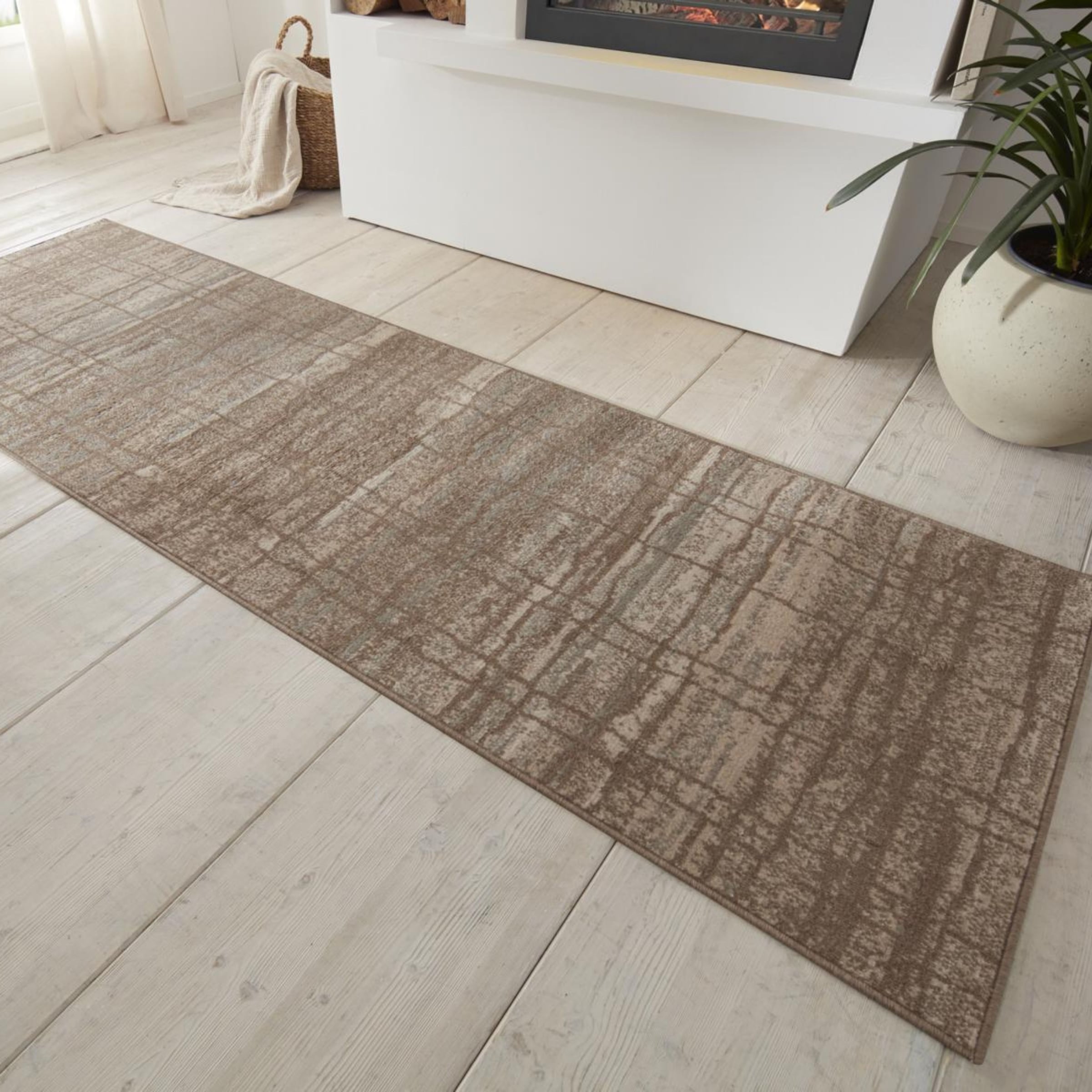 Image of HANSE Home Teppich "Jord" rechteckig 8 mm Höhe Kurzflor, Läufer, Vintage, Wohnzimmer, Schlafzimmer, Esszimmer, Flur