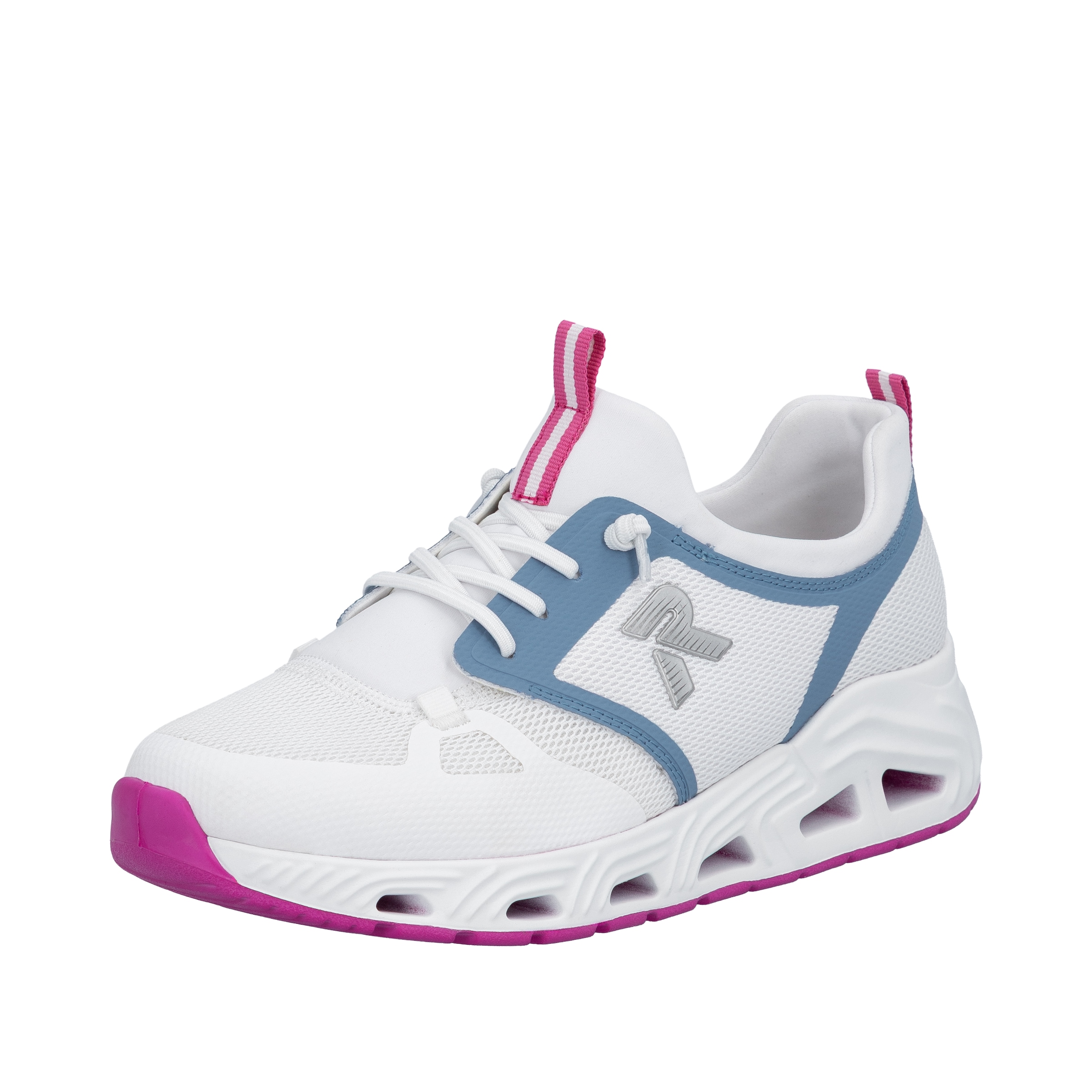 Image of Rieker Slip-On Sneaker Schlupfschuh, Freizeitschuh, Schnürschuh mit Gummizug