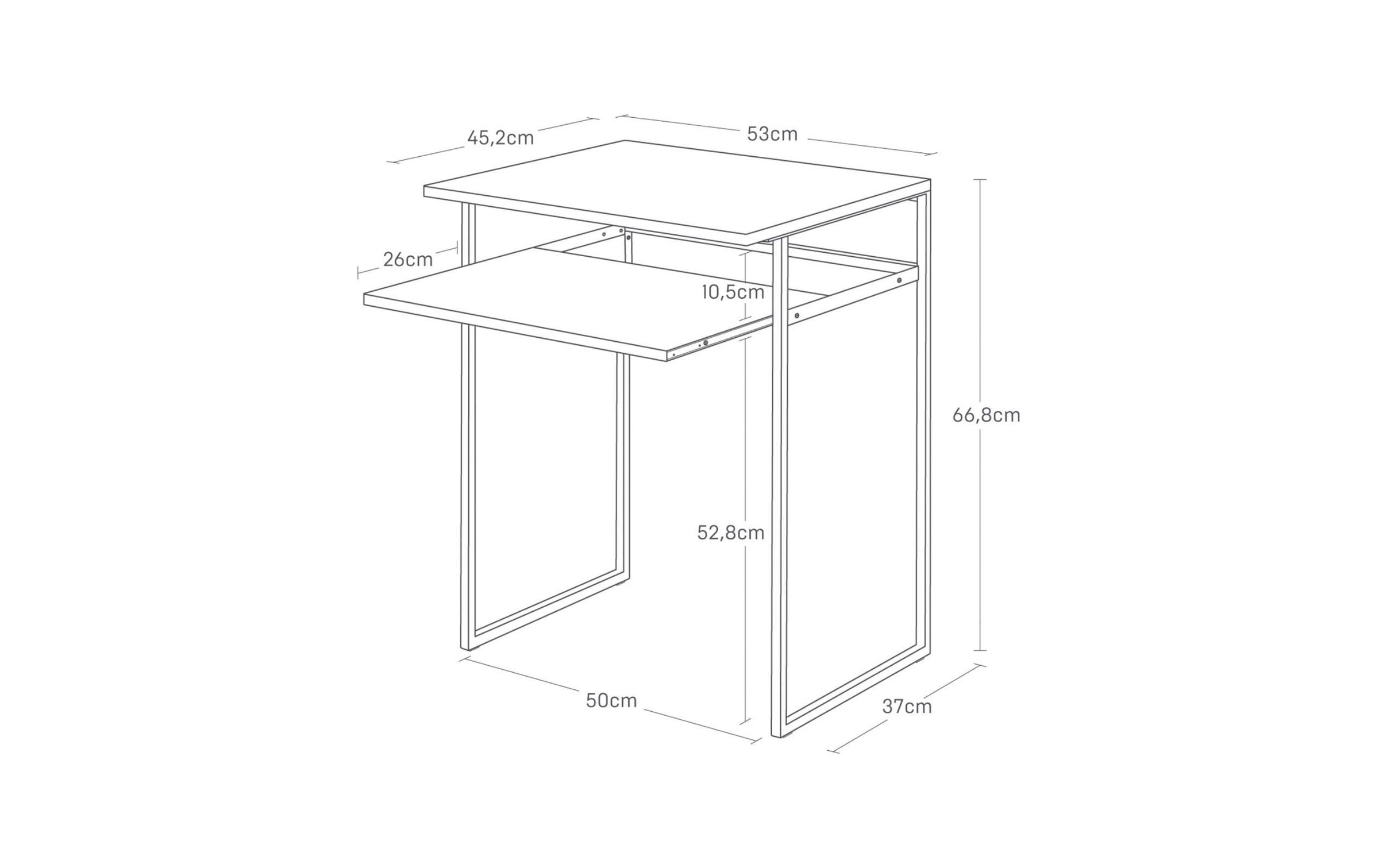 Yamazaki Beistelltisch »Tower 53 x 45.2 x 66.8 cm«