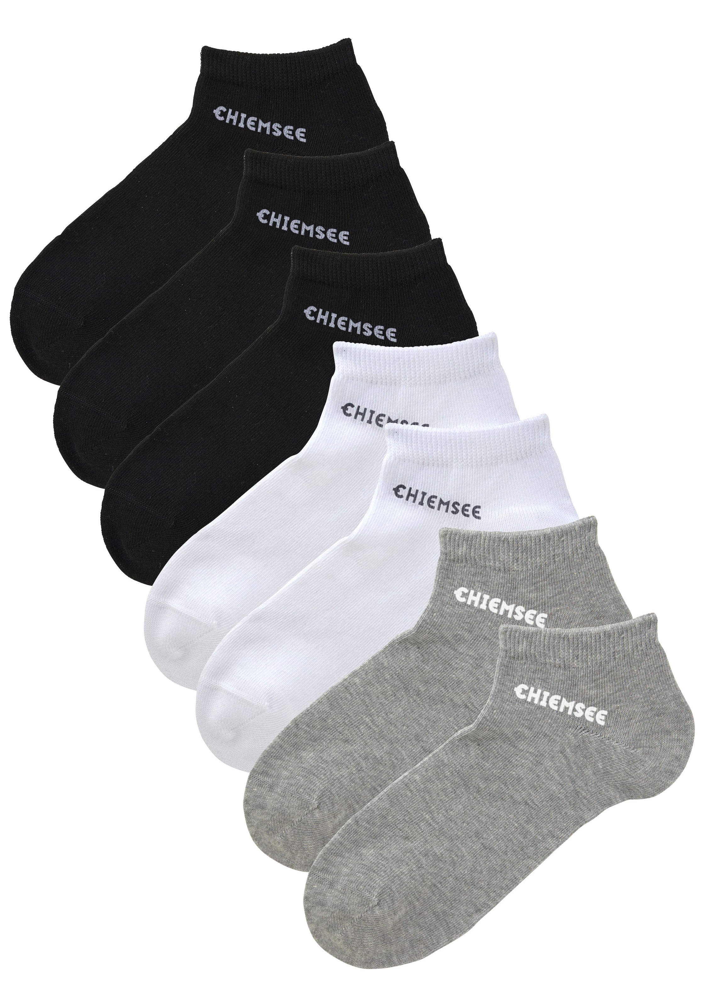 Chiemsee Sneakersocken, (Packung, 7 Paar), mit eingestricktem Schriftzug