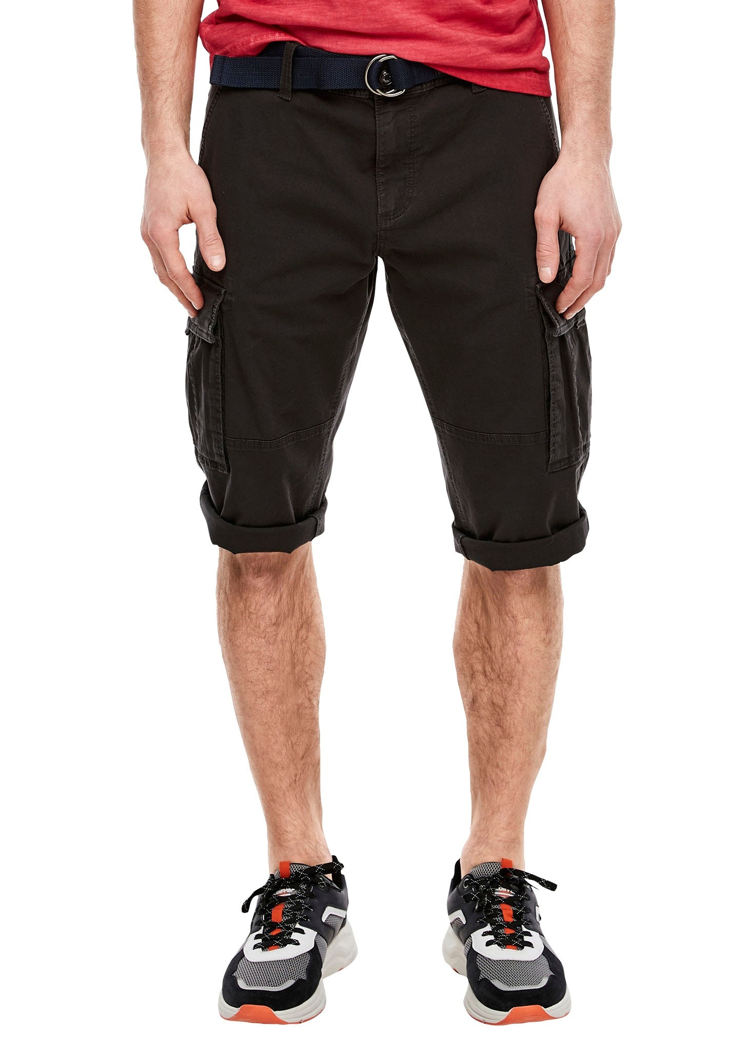 Image of s.Oliver Cargoshorts, (Set, 2 tlg., mit abnehmbarem Gürtel), mit praktischen Taschen bei Ackermann Versand Schweiz