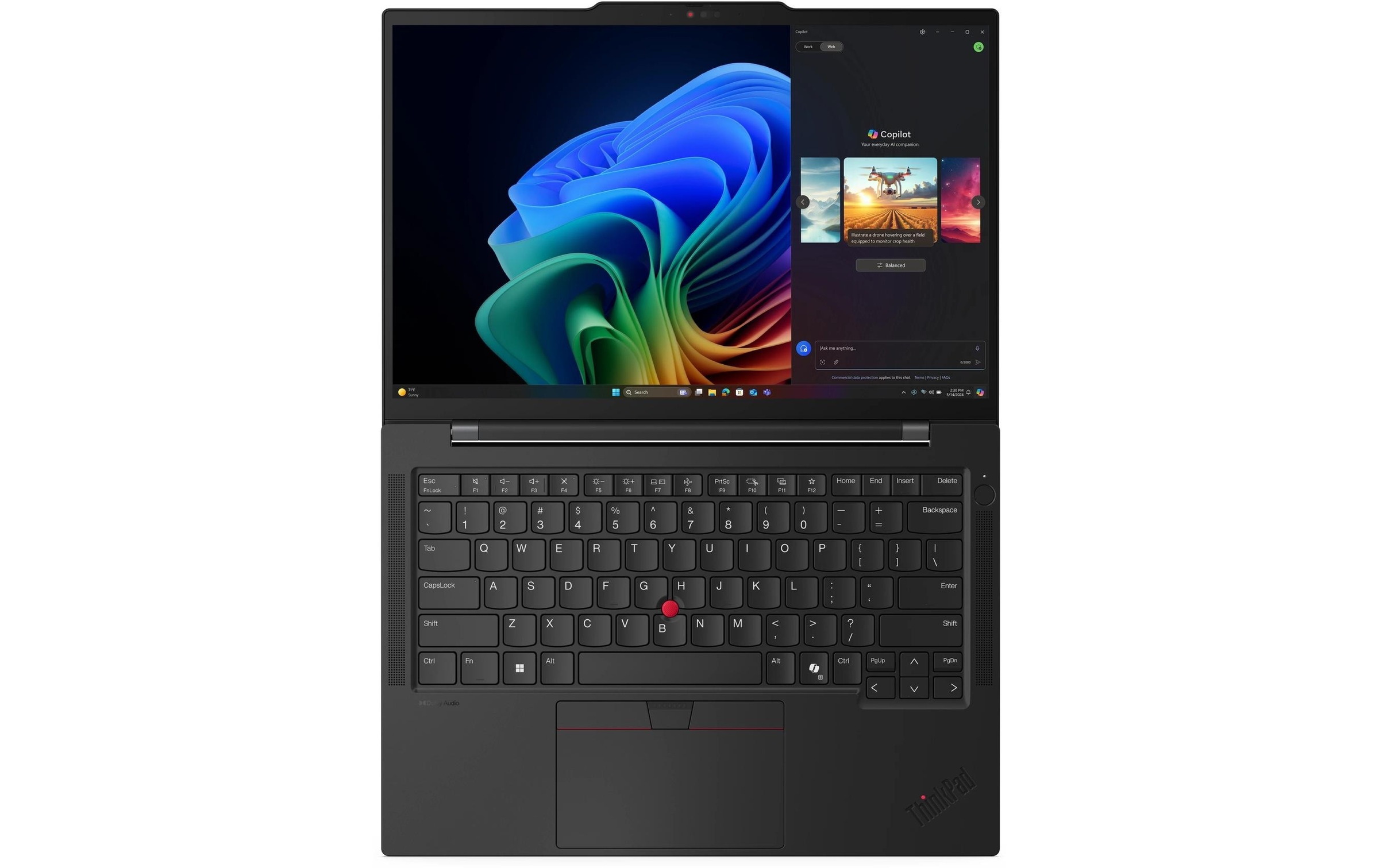 Lenovo Business-Notebook »ThinkPad T14s Gen. 6 (Snapdragon)«, 35,42 cm, / 14 Zoll, Qualcomm, Snapdragon X Elite, Adreno, 1000 GB SSD
