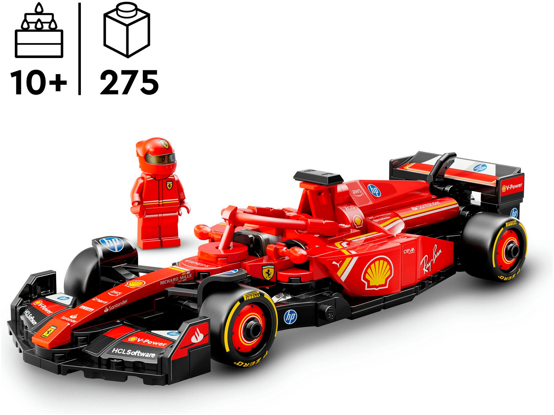 LEGO® Pions de construction »Ferrari SF-24 F1® Rennauto (77242), LEGO® Speed Champions« Made in Europe