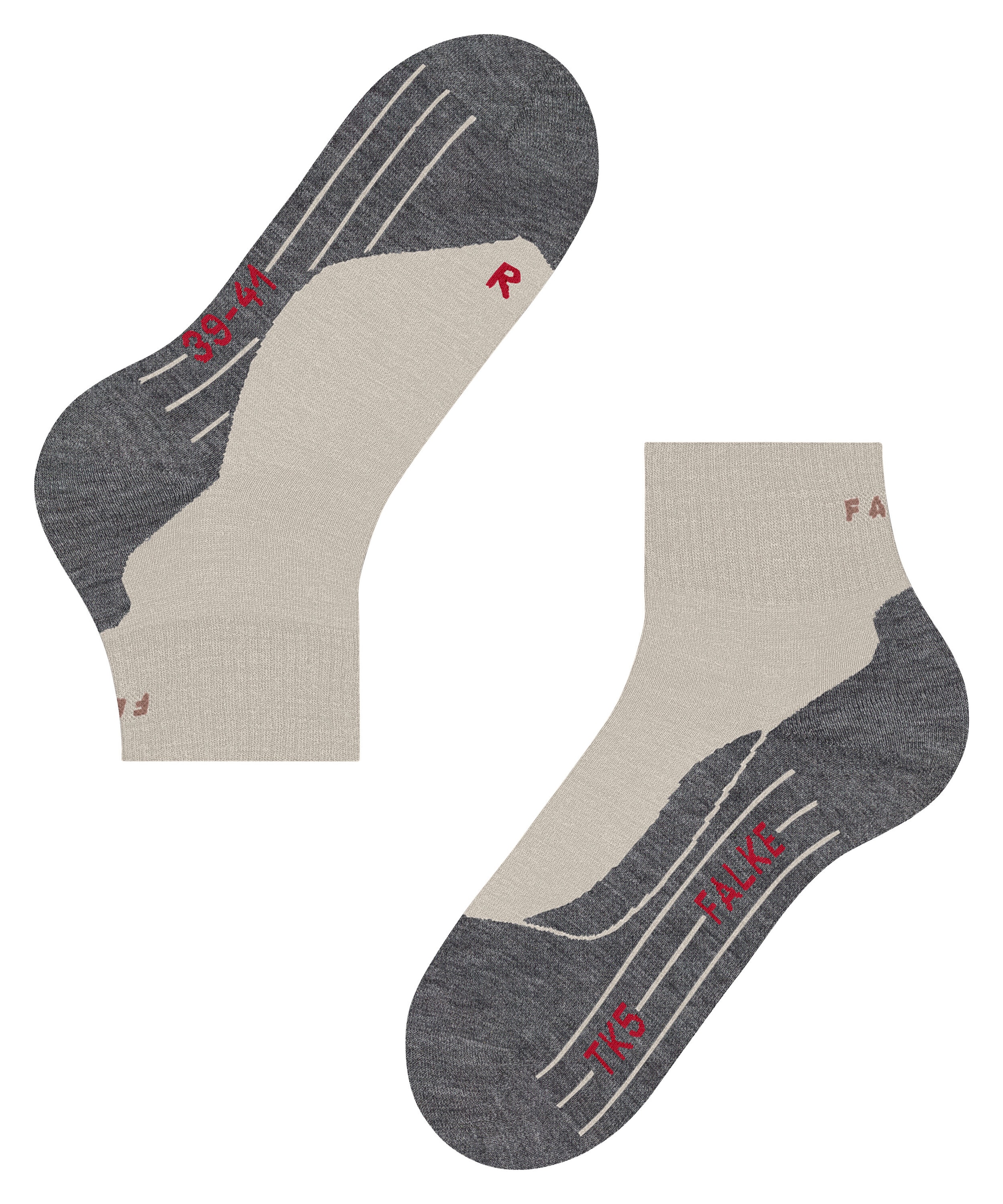 FALKE Wandersocken »TK5 Wander Short« für Freizeitwandern, knöchellange Form, mit flacher Zehennaht