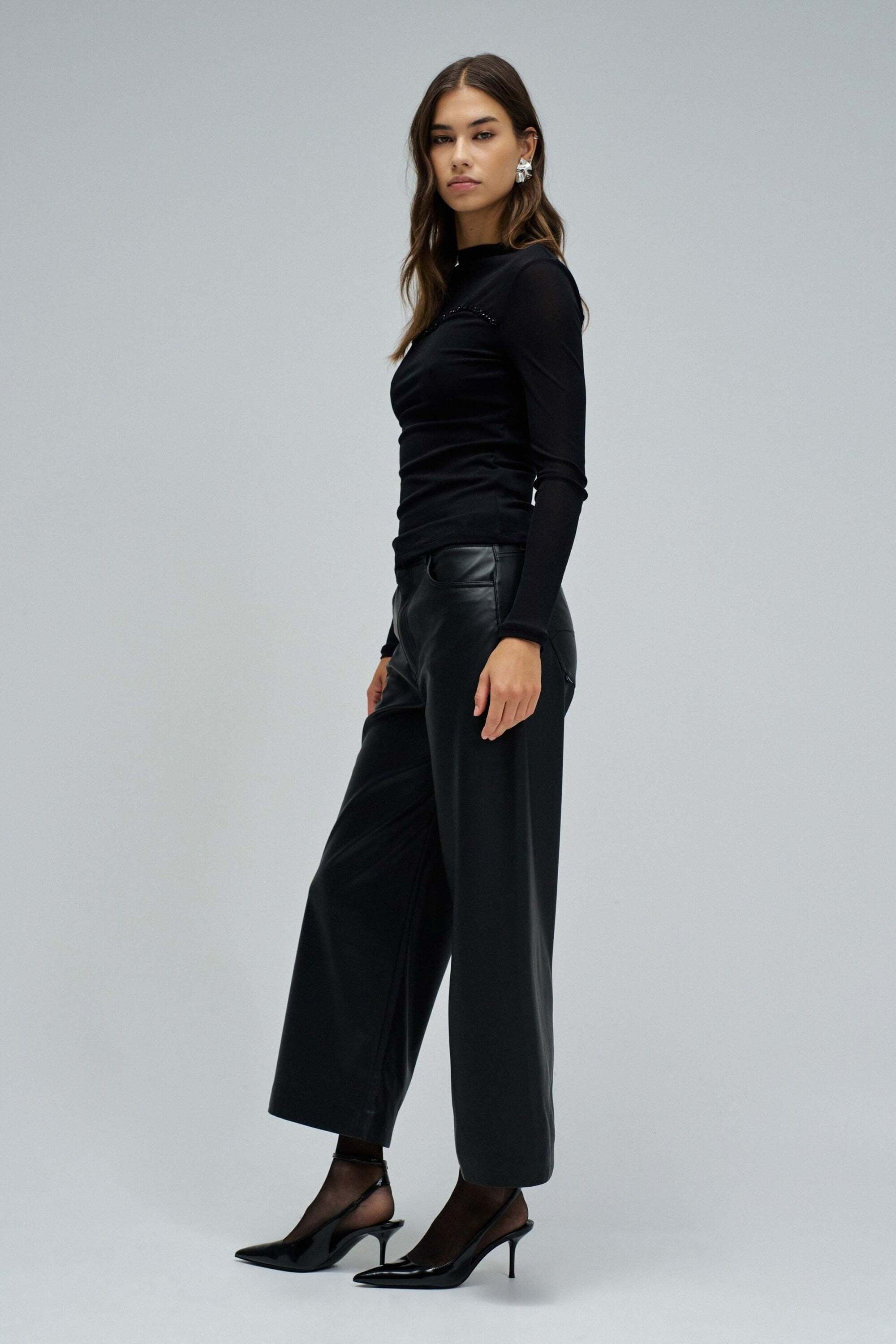 Salsa Langarmshirt »Salsa Jeans Langarmshirt Longsleeve With Transparency«