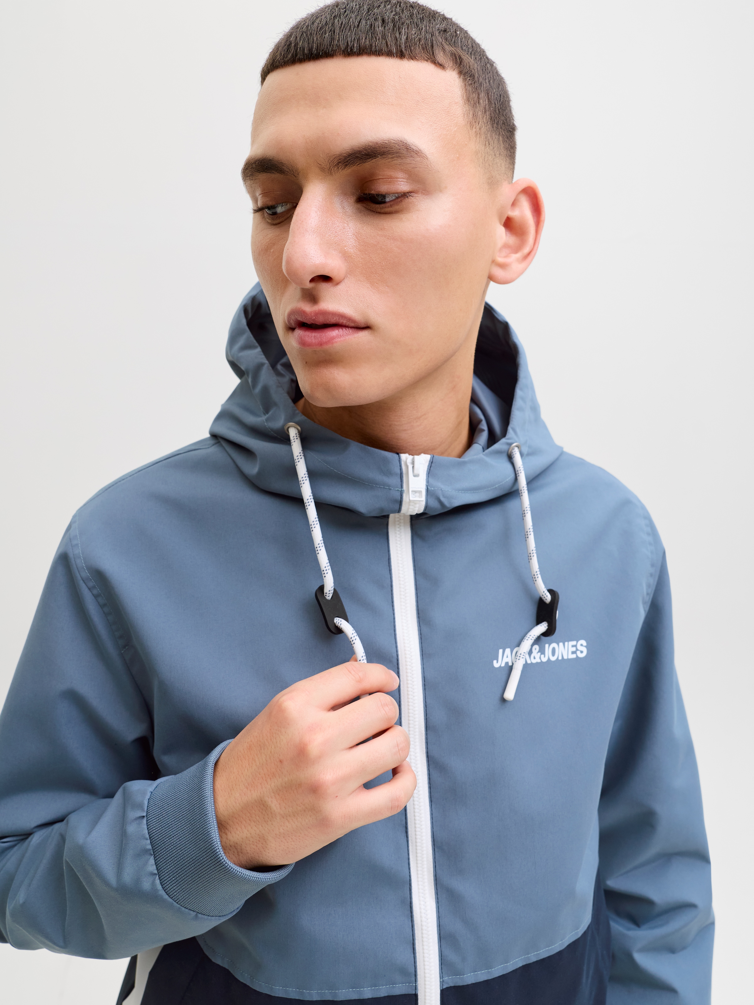Jack & Jones Blouson »JJERUSH mit Kapuze« mit Kapuze Kunstfaser, regular fit