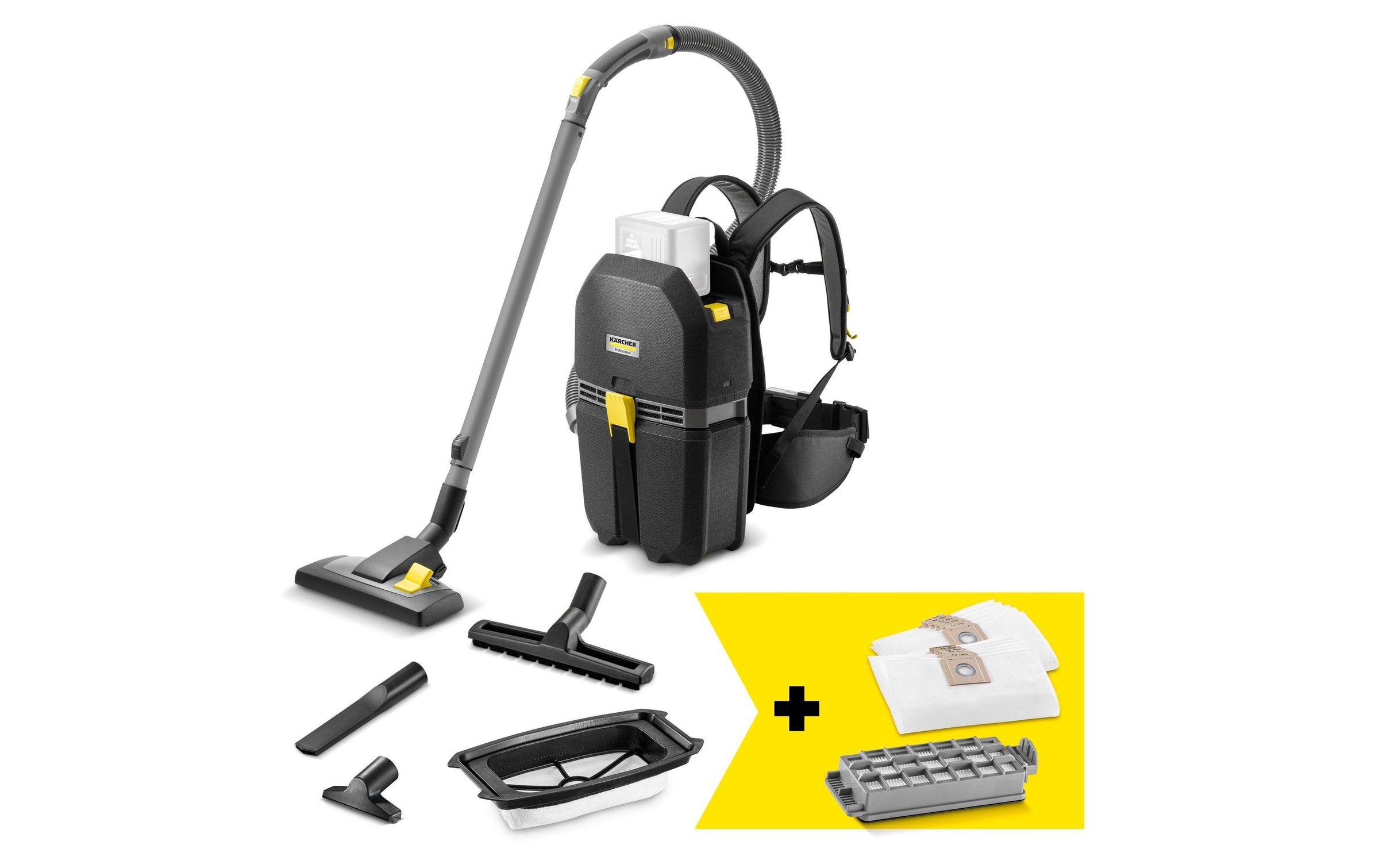 Image of Kärcher Professional Akku-Rucksackstaubsauger "BVL 5/1 Bp Hepa GoFurther (CH)"