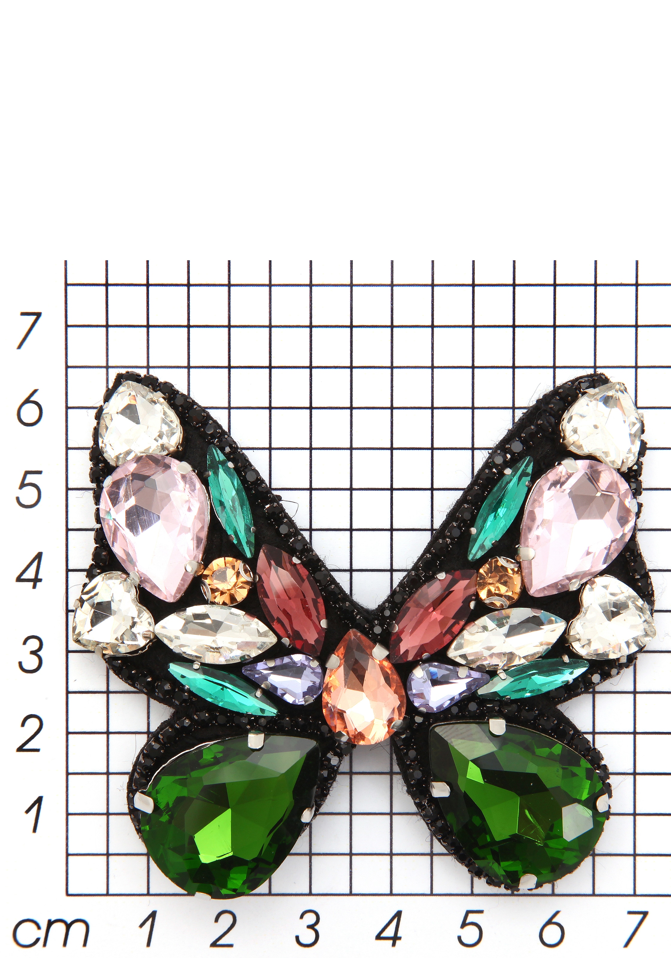 Firetti Brosche »Schmetterling mit Anstecknadel, Acheter Glassteinen simplement mit bunt«