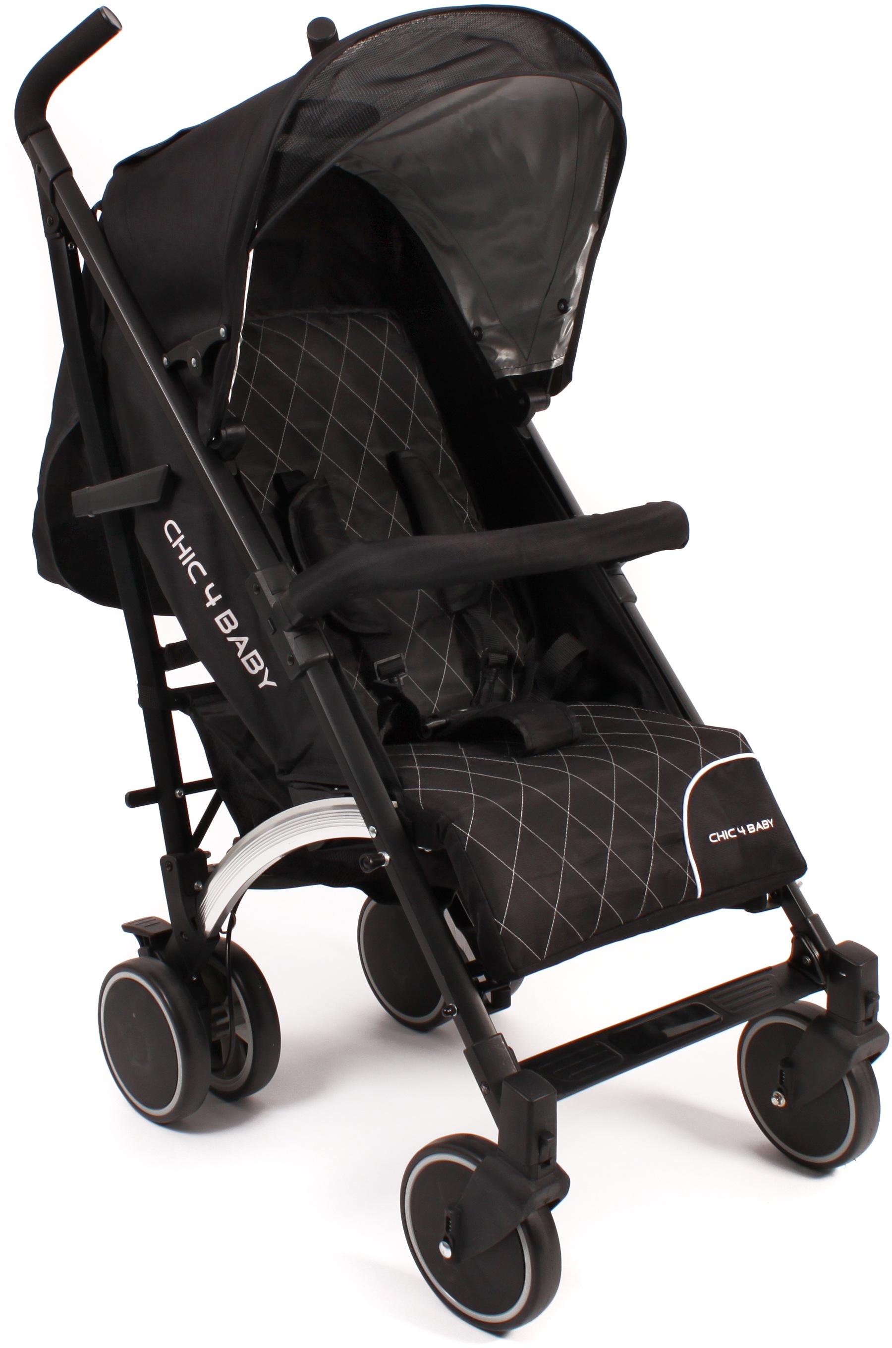 Image of CHIC4BABY Kinder-Buggy »Luca black«, mit schwenk- und feststellbaren Vorderrädern bei Ackermann Versand Schweiz