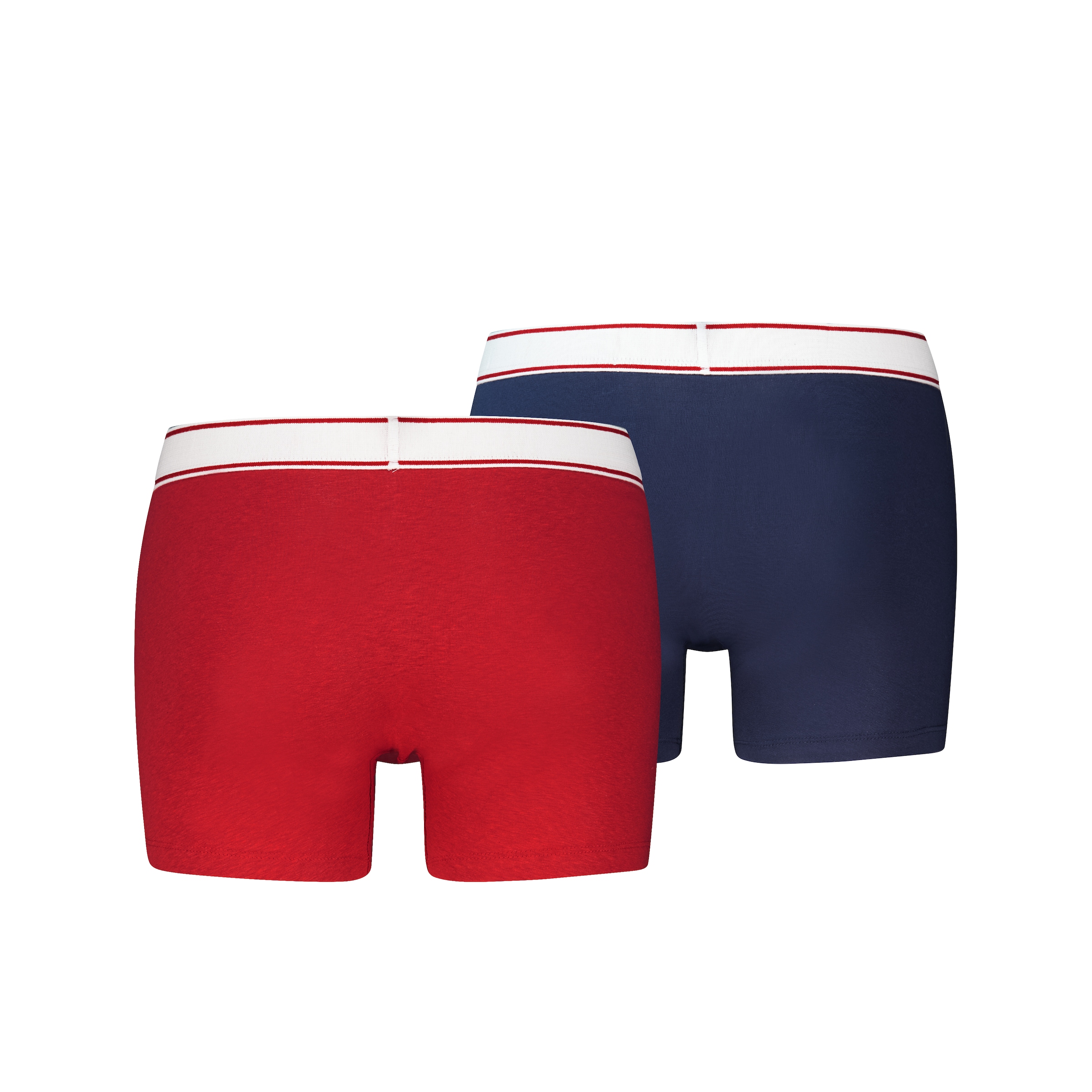 Levi's® Boxers »LEVIS MEN VNTG HTR BOXER BRIEF 2P« 2er Pack,  ohne Eingriff, uni, meliert, Logo-Bund, elastisch