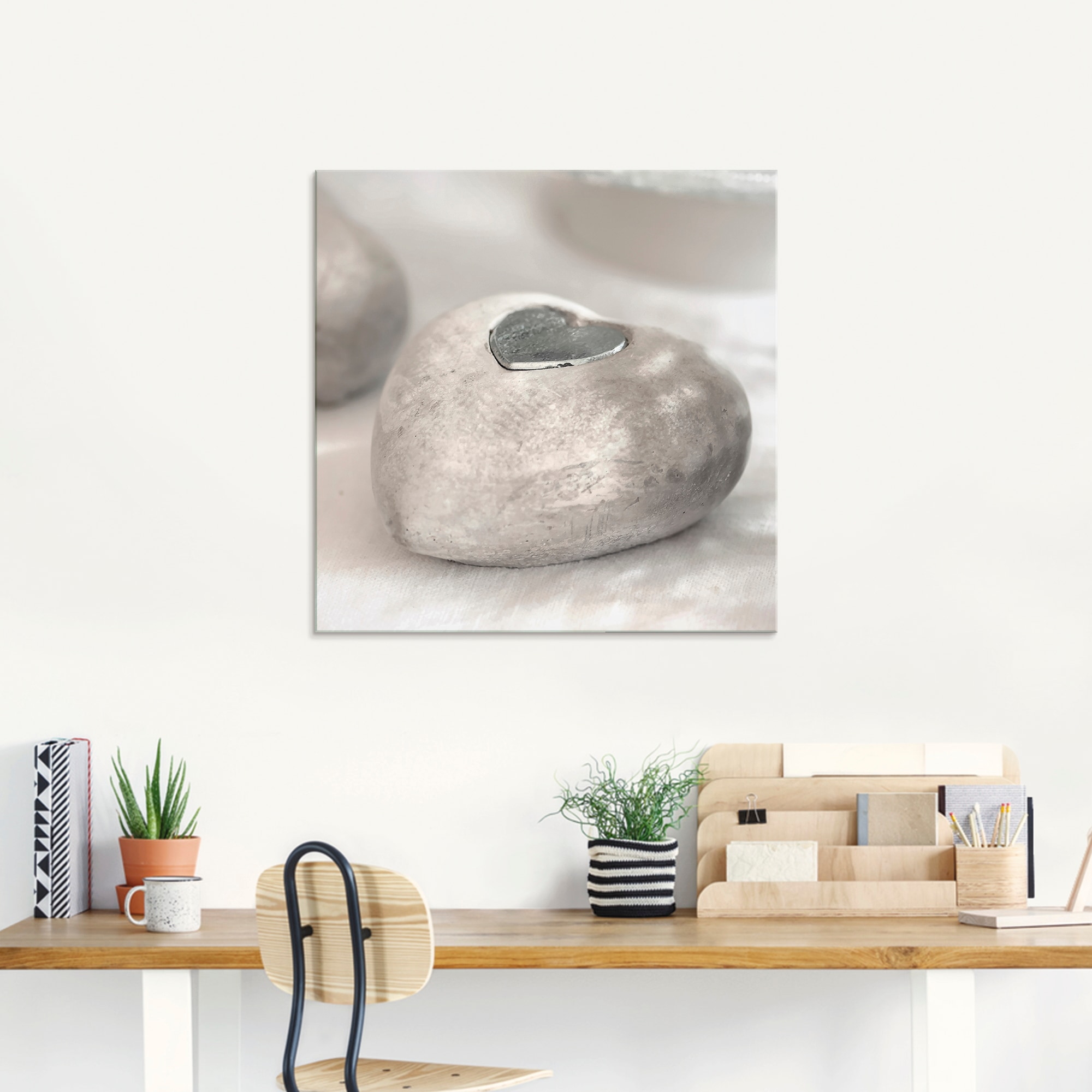 Artland Glasbild »Herzen«, Herzen, (1 St.), in verschiedenen Grössen