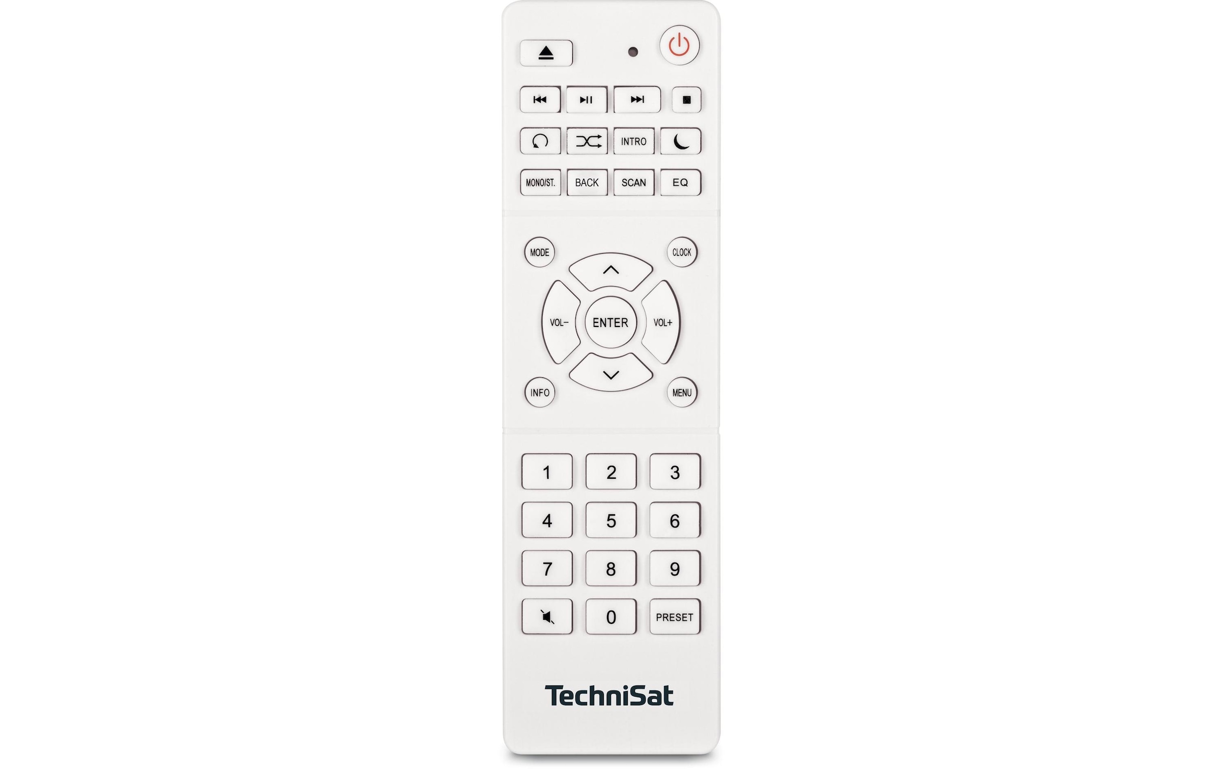 TechniSat Digitalradio (DAB+) »DigitRadio 370 CD IR«, CD-Player, Display, Equalizer, Fernbedienung, Senderspeicher