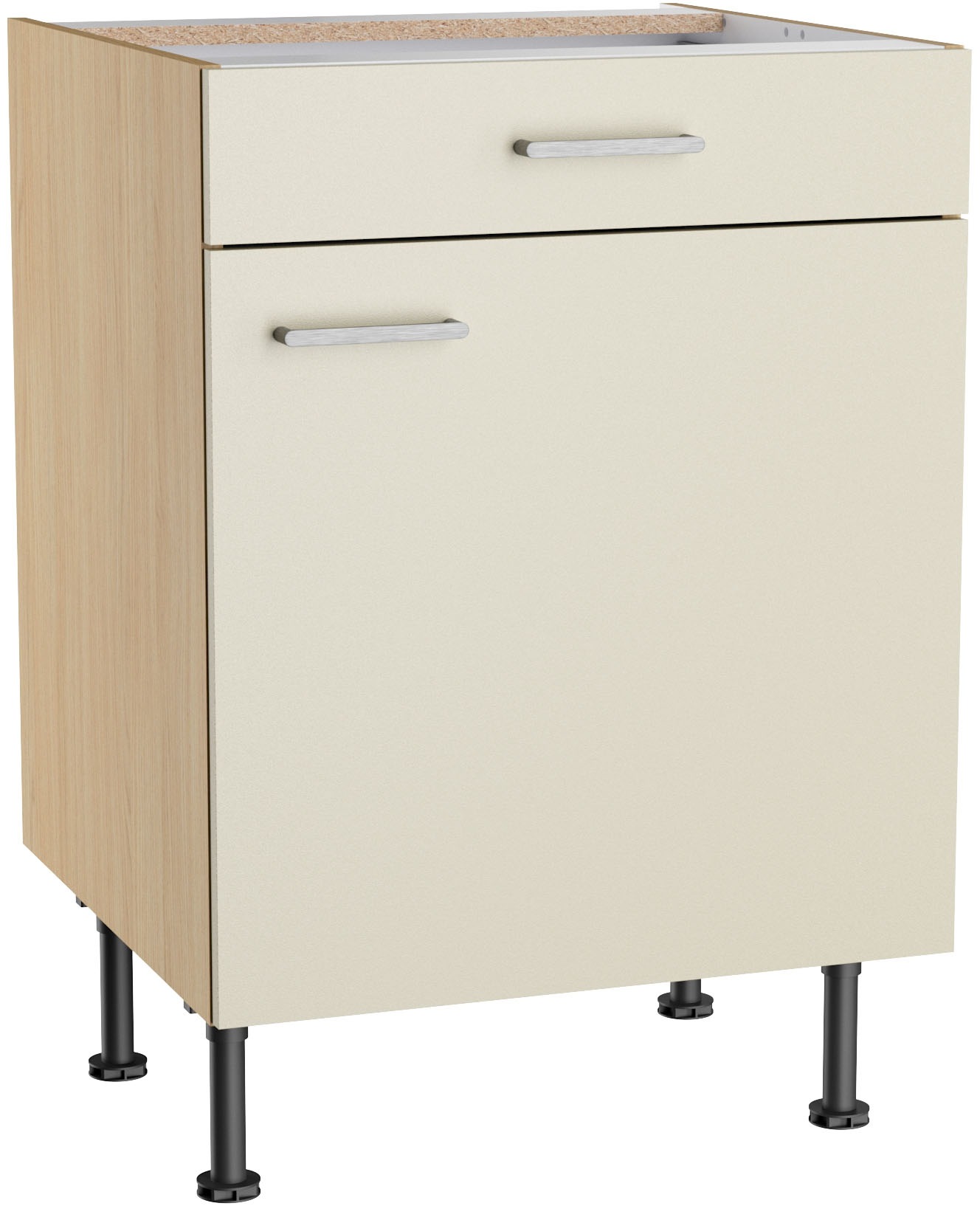 Image of KOCHSTATION Unterschrank "KS-Lucy" Breite 60 cm, höhenverstellbare Füsse, Soft-Close