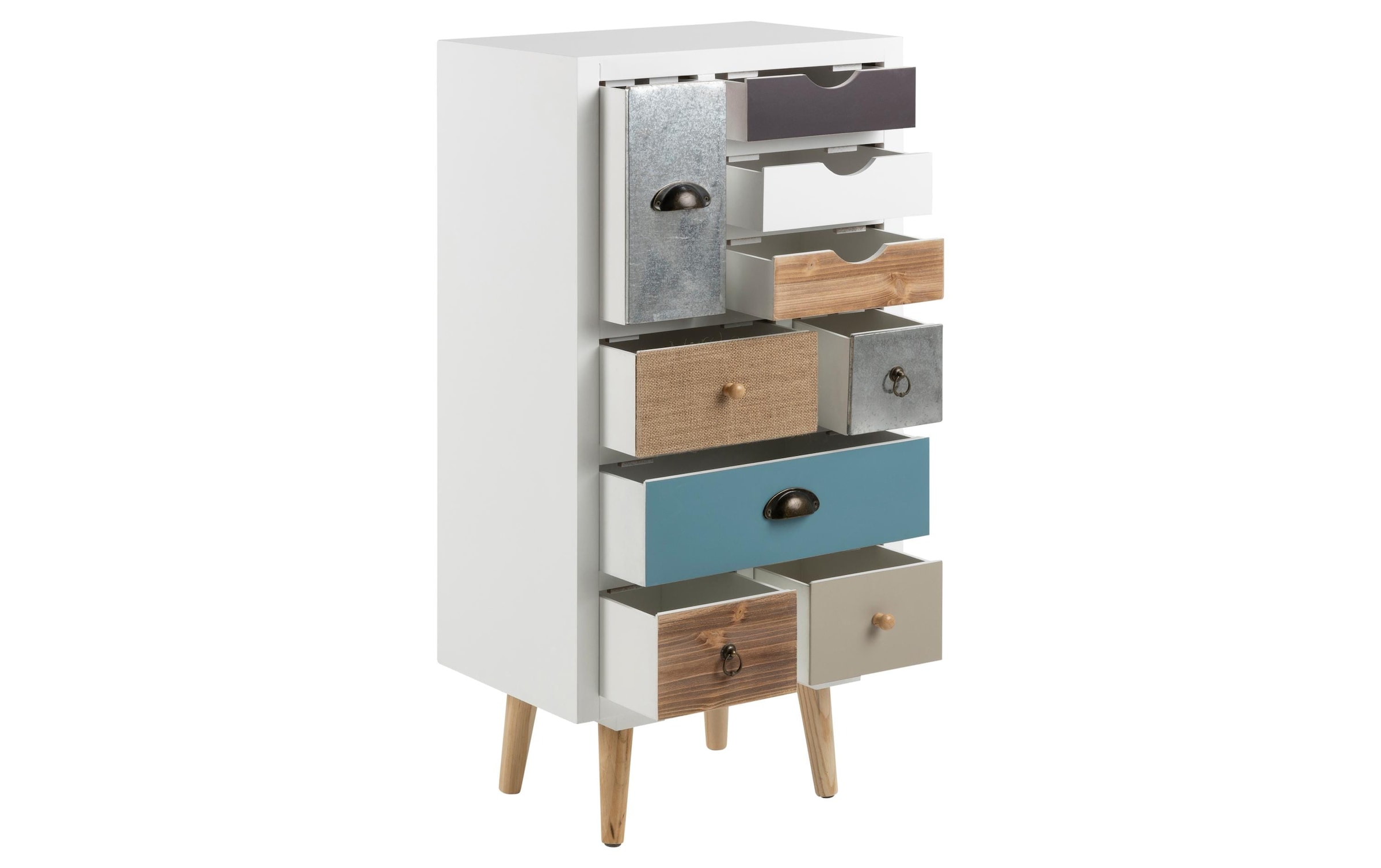 AC Design Kommode »Thais 48 cm x 98 cm, Mehrfarbig/Weiss«
