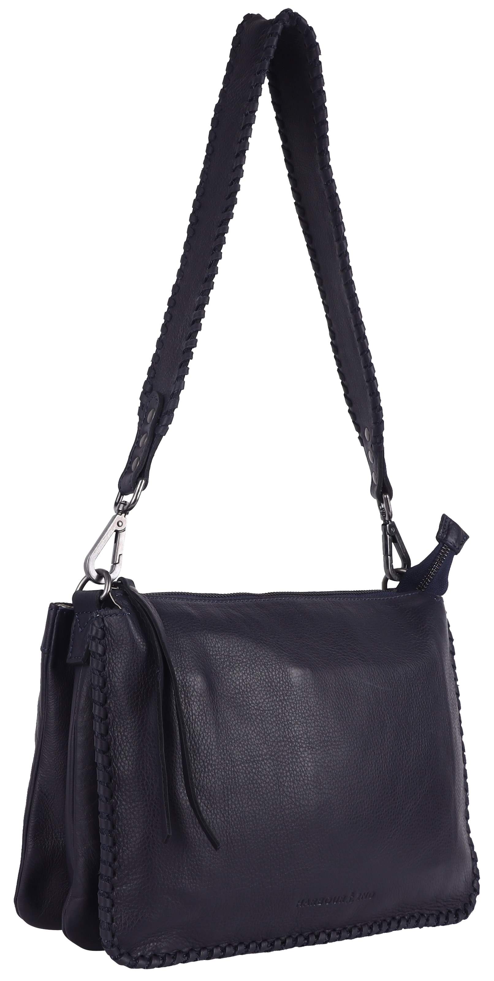 HARBOUR 2nd Handtasche »Gisele«, Schultertasche Umhängetasche mit schönem Textilumhängeriemen