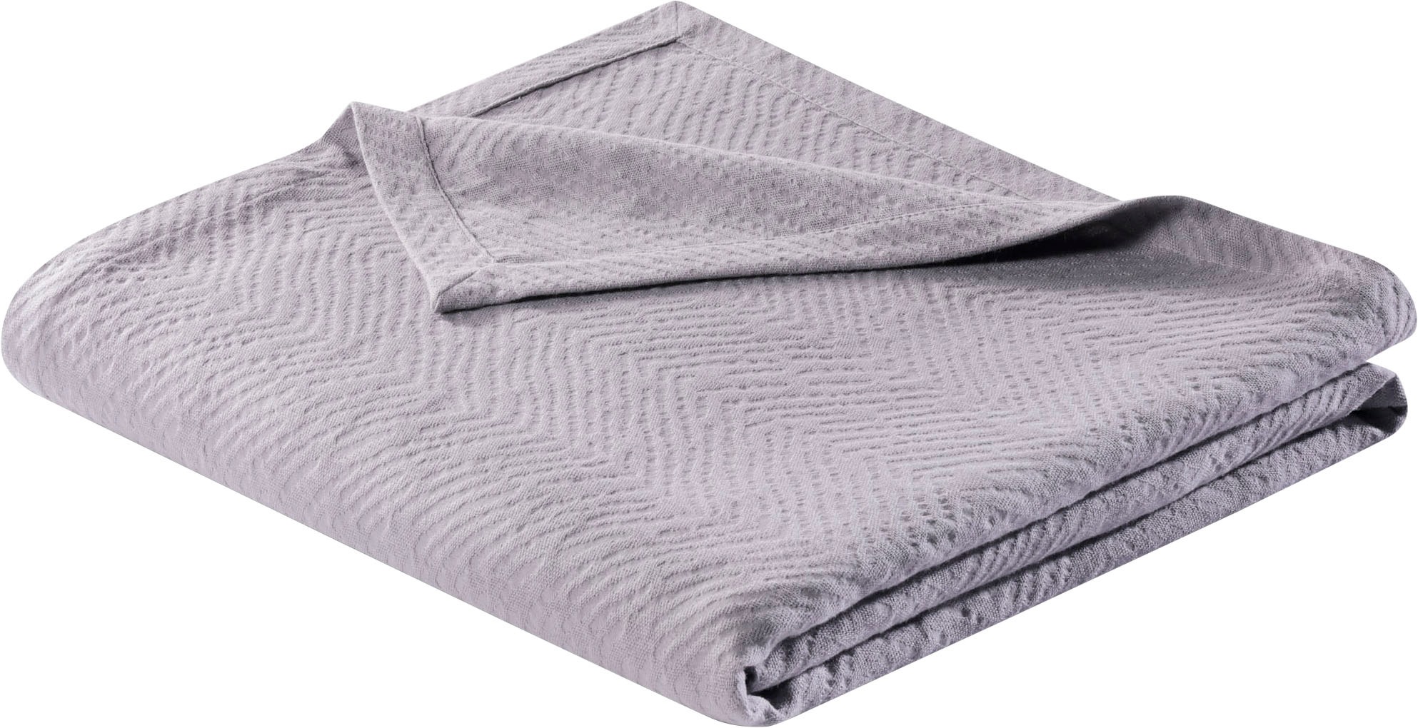 Image of BIEDERLACK Tagesdecke »Grain«, mit Hochtief-Struktur, Kuscheldecke bei Ackermann Versand Schweiz