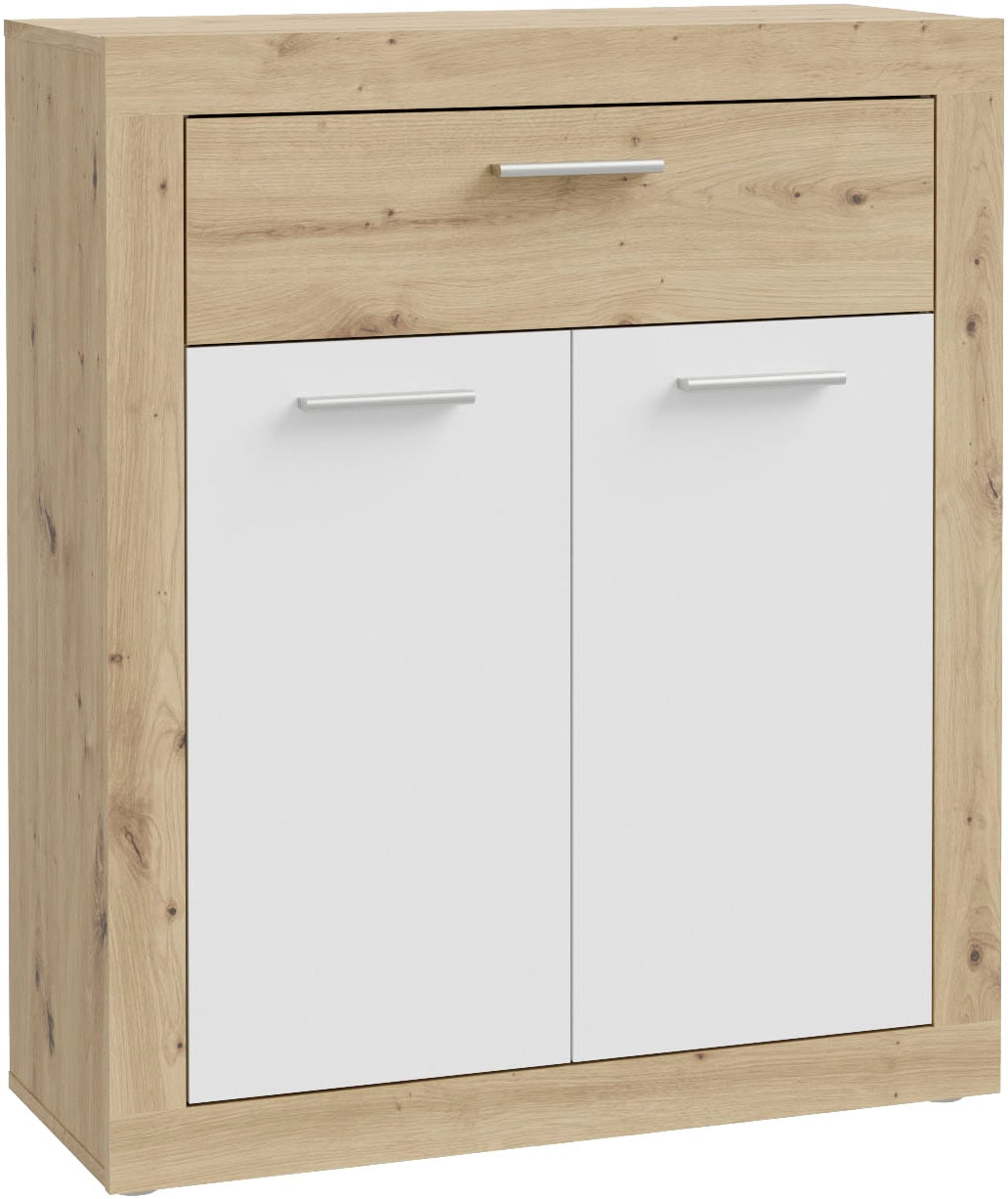 Image of FORTE Schuhkommode "Baccio" Kombinierbar mit 14164136, 96301648, 93072840, Schuhschrank, 12 Paar Schuhe, Rahmenoptik