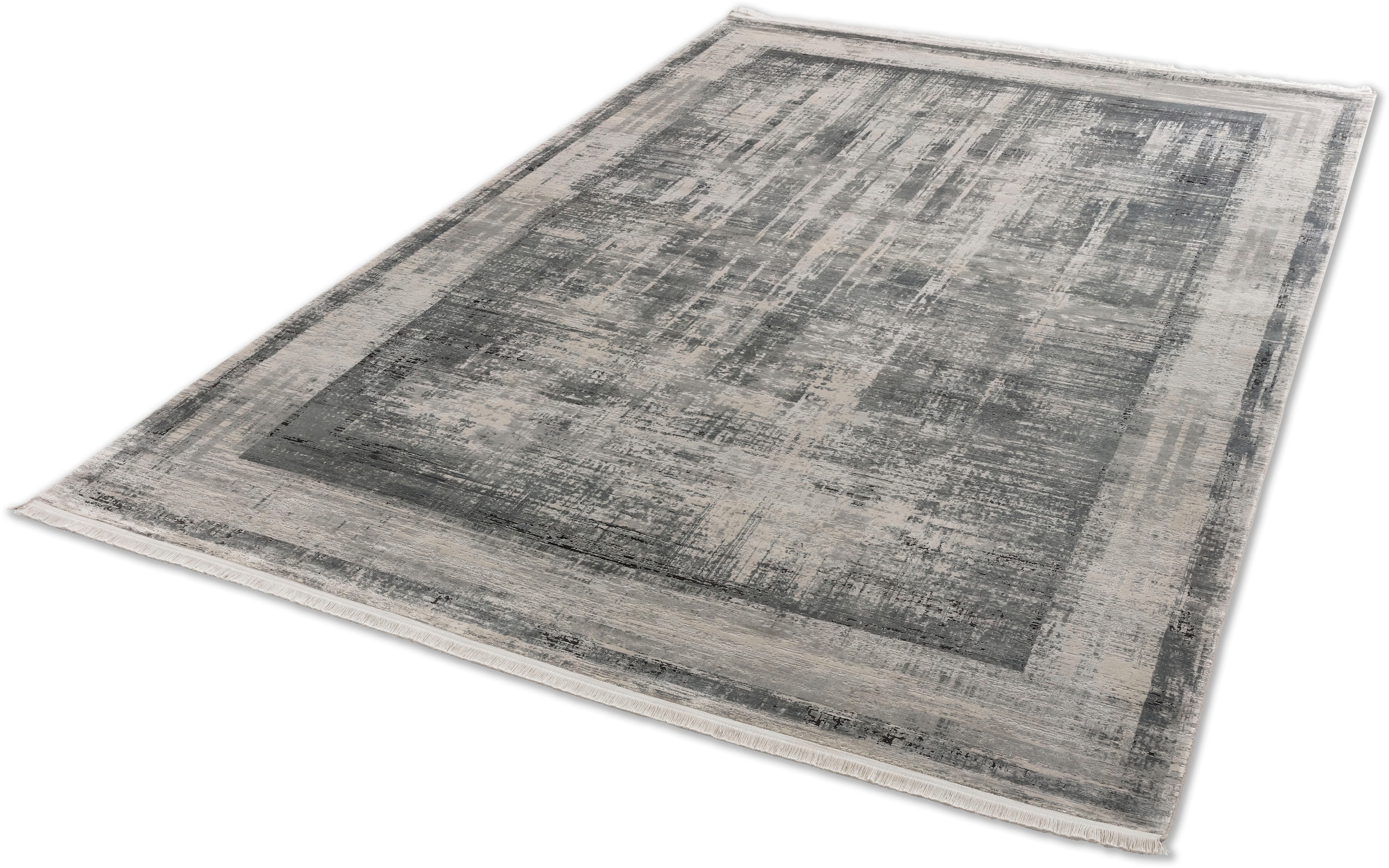 Image of ASTRA Teppich "Gravina 223" rechteckig 8 mm Höhe eleganter seidiger Flor, Viskoseteppich, Hoch-Tief-Struktur