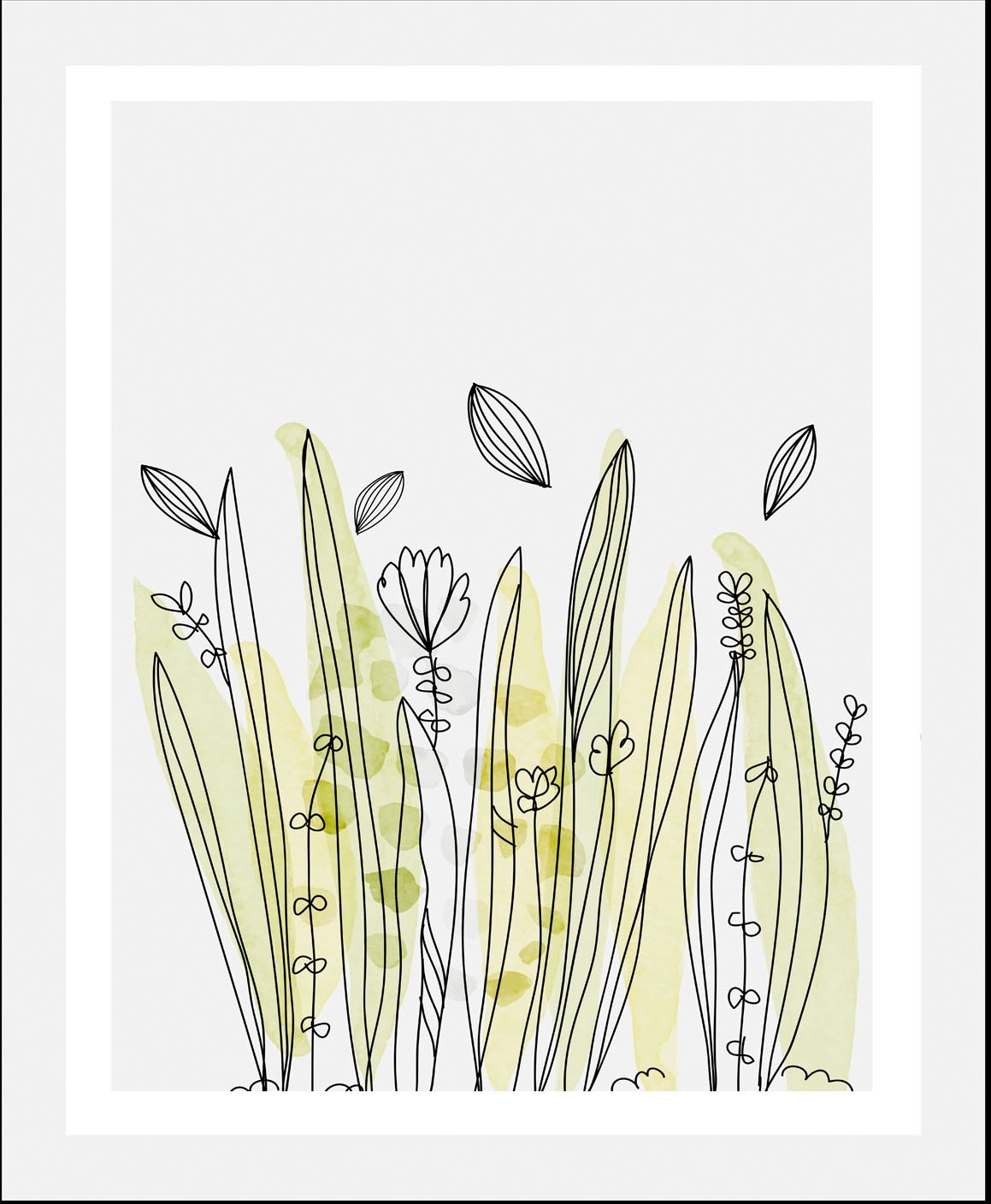 queence Bild »Fila«, Blumen-Blumenbilder-Pflanzen-Pflanzenbilder-Gräser, (1 St.), gerahmt