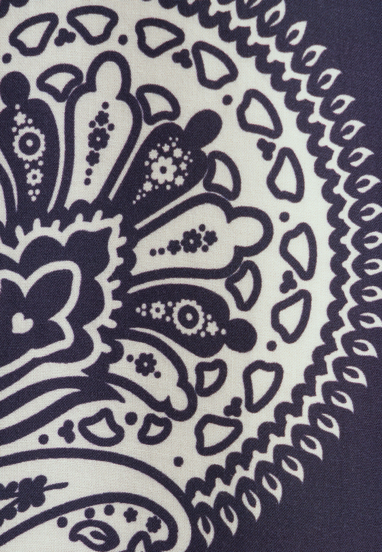 seidensticker Hemdbluse »Schwarze Rose«, 1/1 Kragen Tuchprint