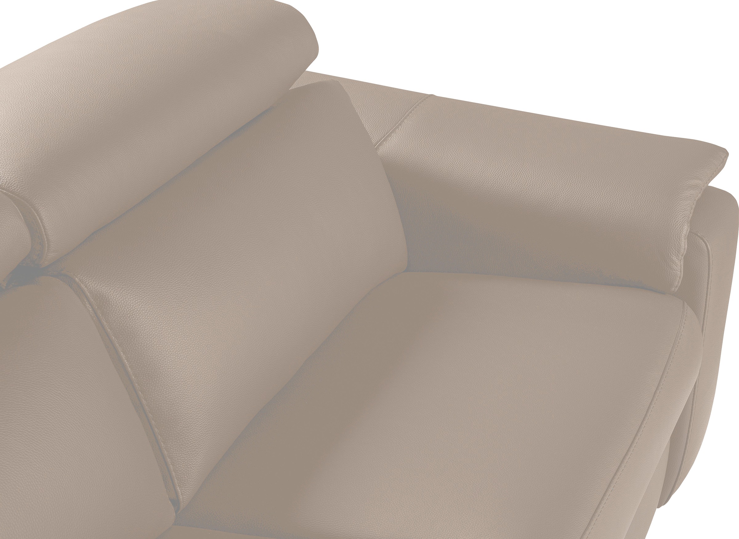 Nicoletti Home 3-Sitzer »Seattle«, Breite 205 cm, wahlweise mit Relaxfunktion, Kopfteilverstellung