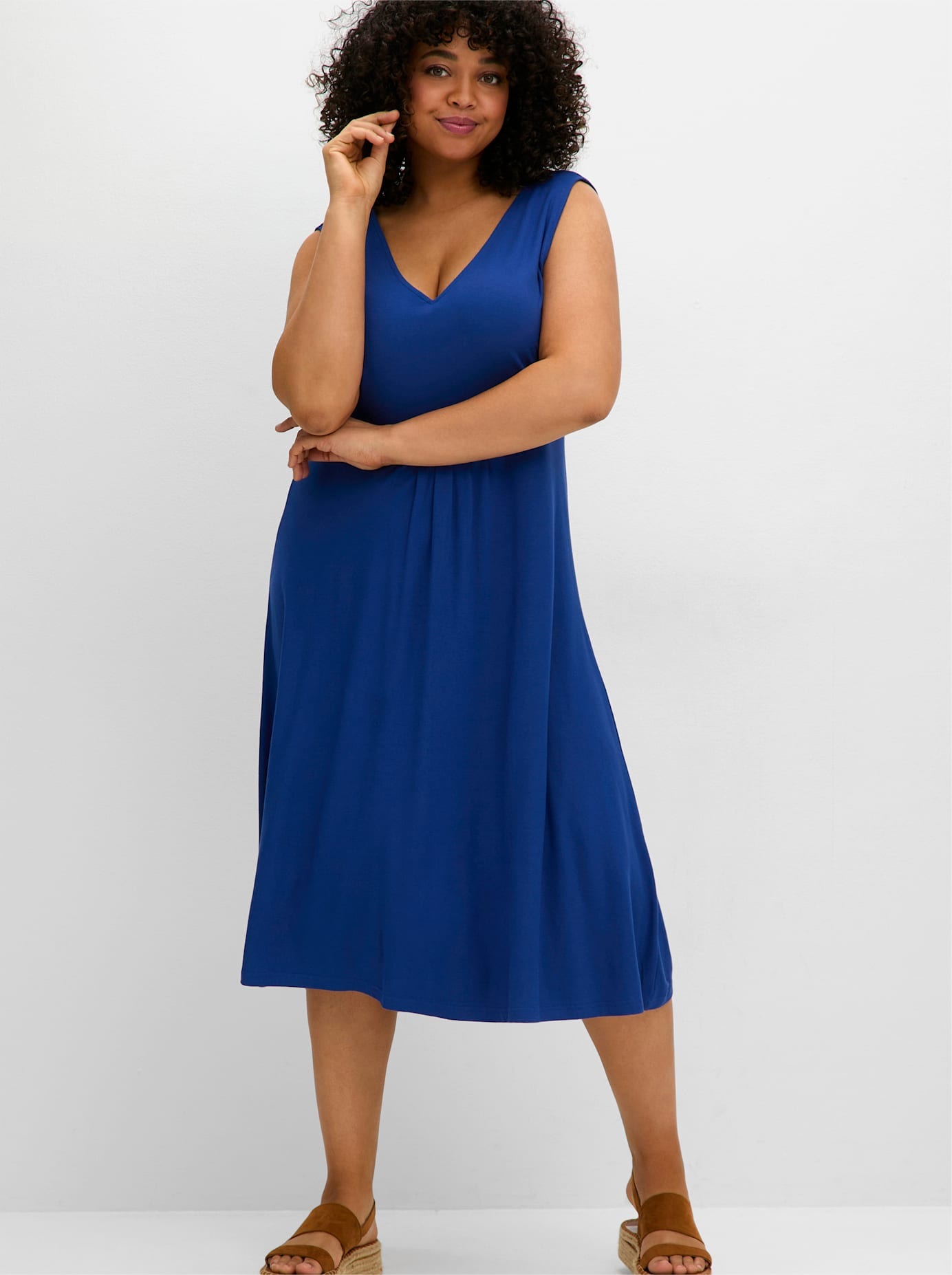 Sheego Jerseykleid "Jerseykleid"