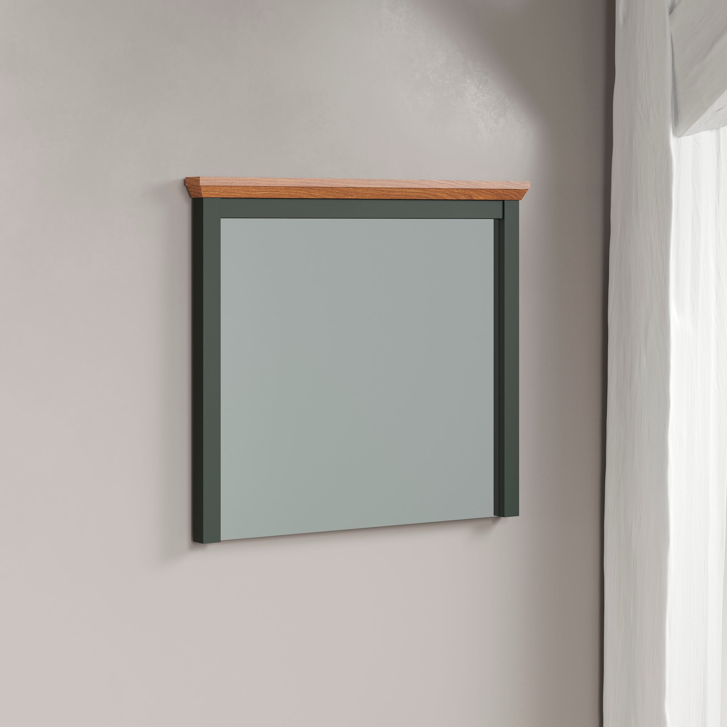 Home affaire Miroir de vestiaire »Vienna« Wandspiegel in matter Optik mit Rahmen - (B/T/H) 77/6/68 cm