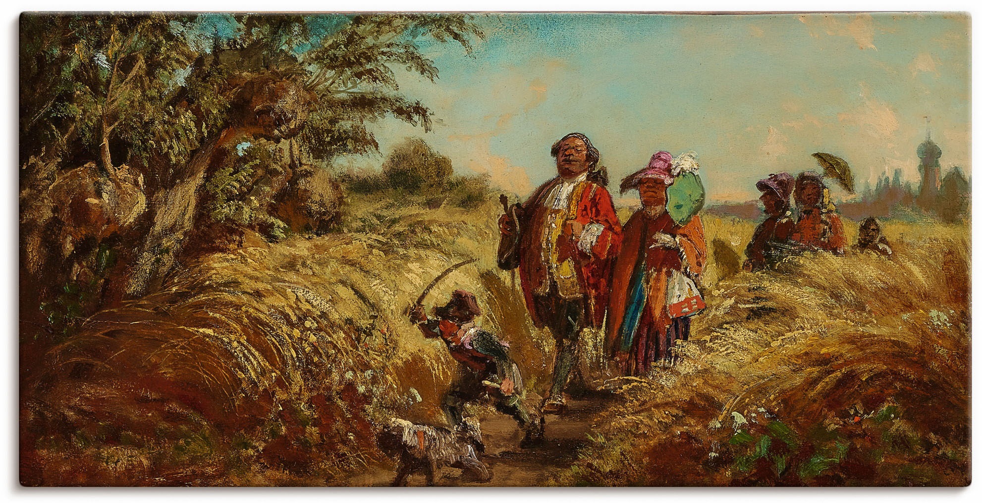 Image of Artland Wandbild »Gutsherr und Gemahlin«, Gruppen & Familien, (1 St.), in vielen Grössen & Produktarten - Alubild / Outdoorbild für den Aussenbereich, Leinwandbild, Poster, Wandaufkleber / Wandtattoo auch für Badezimmer geeignet bei Ackermann Versand Schw