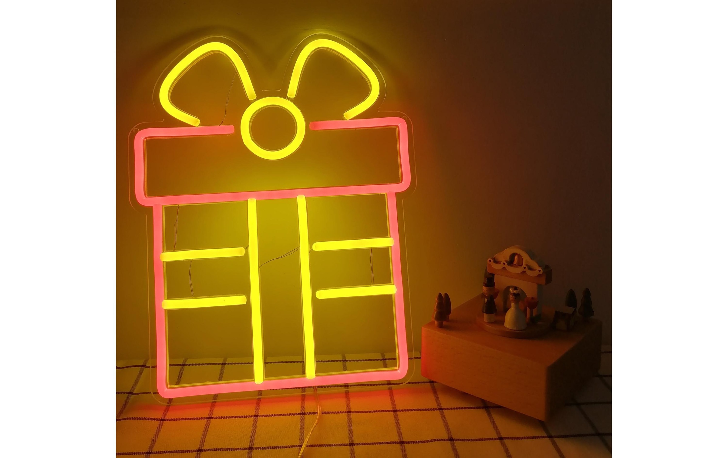 Dekolicht »Vegas Lights Weihnachtsgeschenk 24 x 30 cm«