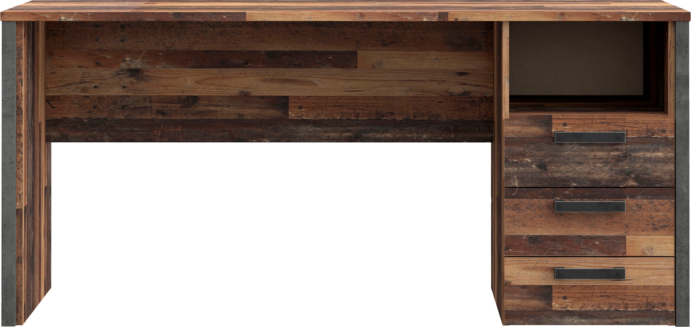 FORTE Schreibtisch »Clif« Computertisch mit Schubladen, Industriedesign, Breite 160 cm