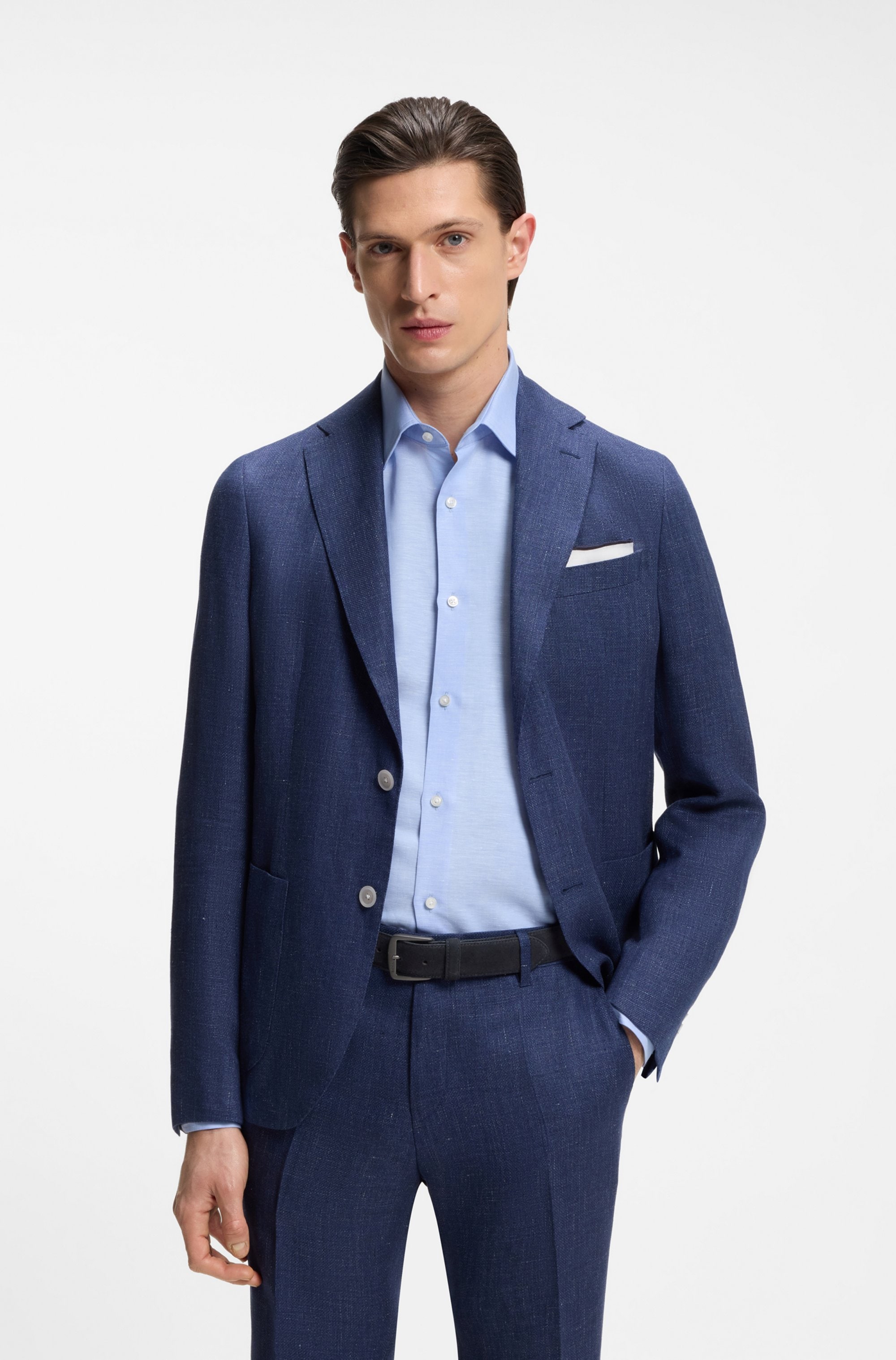 BOSS Ledergürtel »Syhr-Sd-St_Sz35«