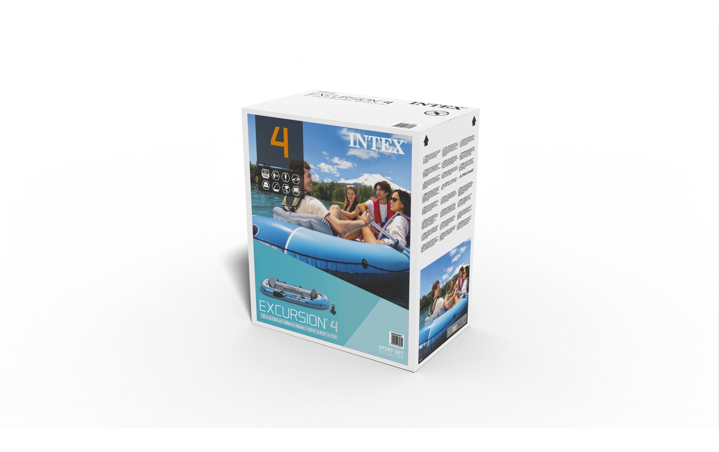 Intex Bateau pneumatique »Excursion 4 Boot-Set für 4 Personen«